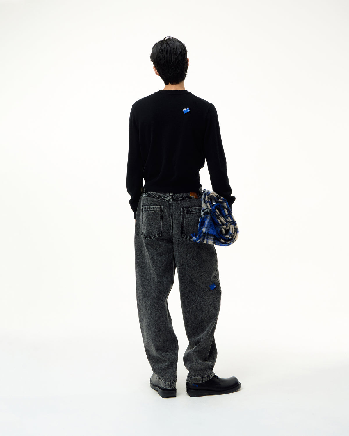 Ader Error - Sig; SV Tag jeans 03<br> (Noir) product image 2 | TRAB K-Fashion Australia