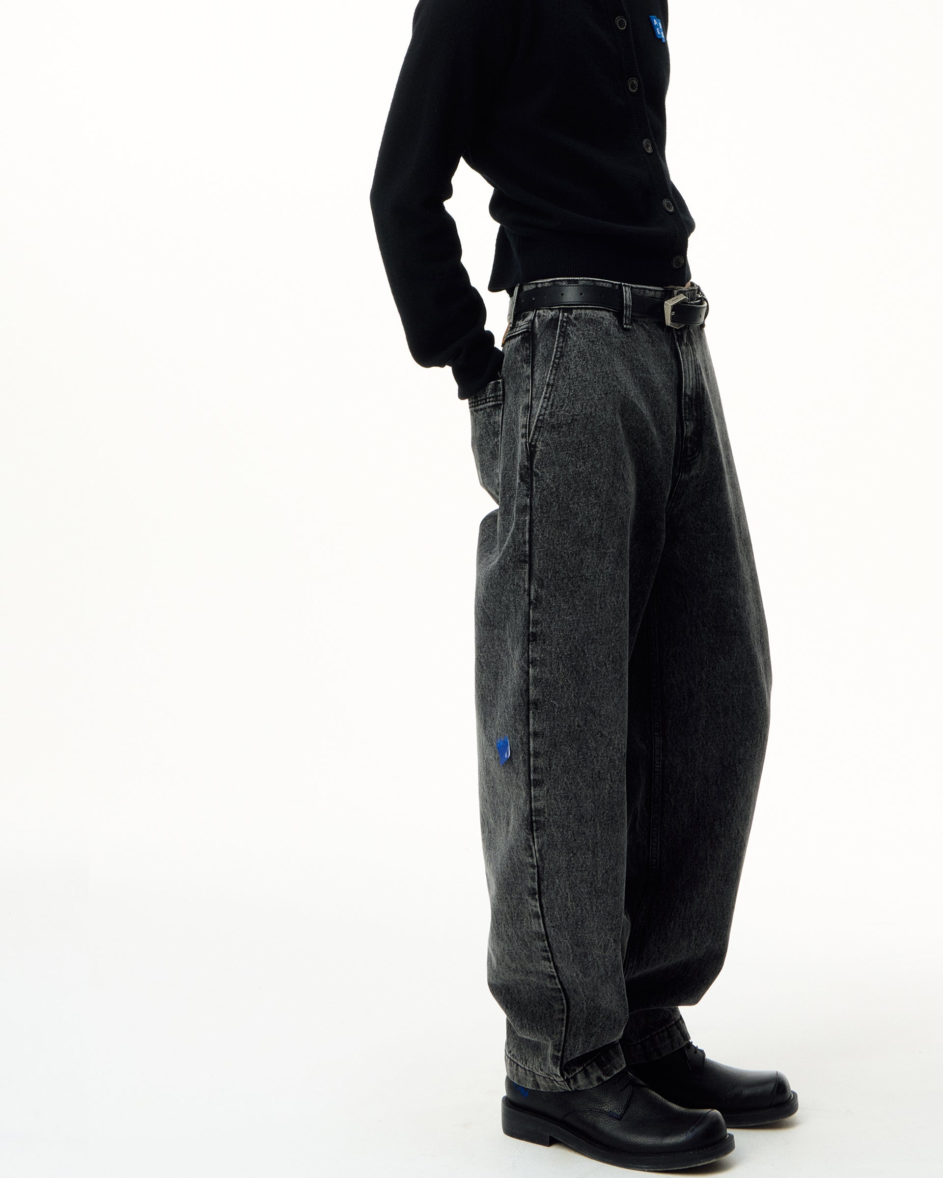Ader Error - Sig; SV Tag jeans 03 (Noir) product image 12 | TRAB K-Fashion Australia