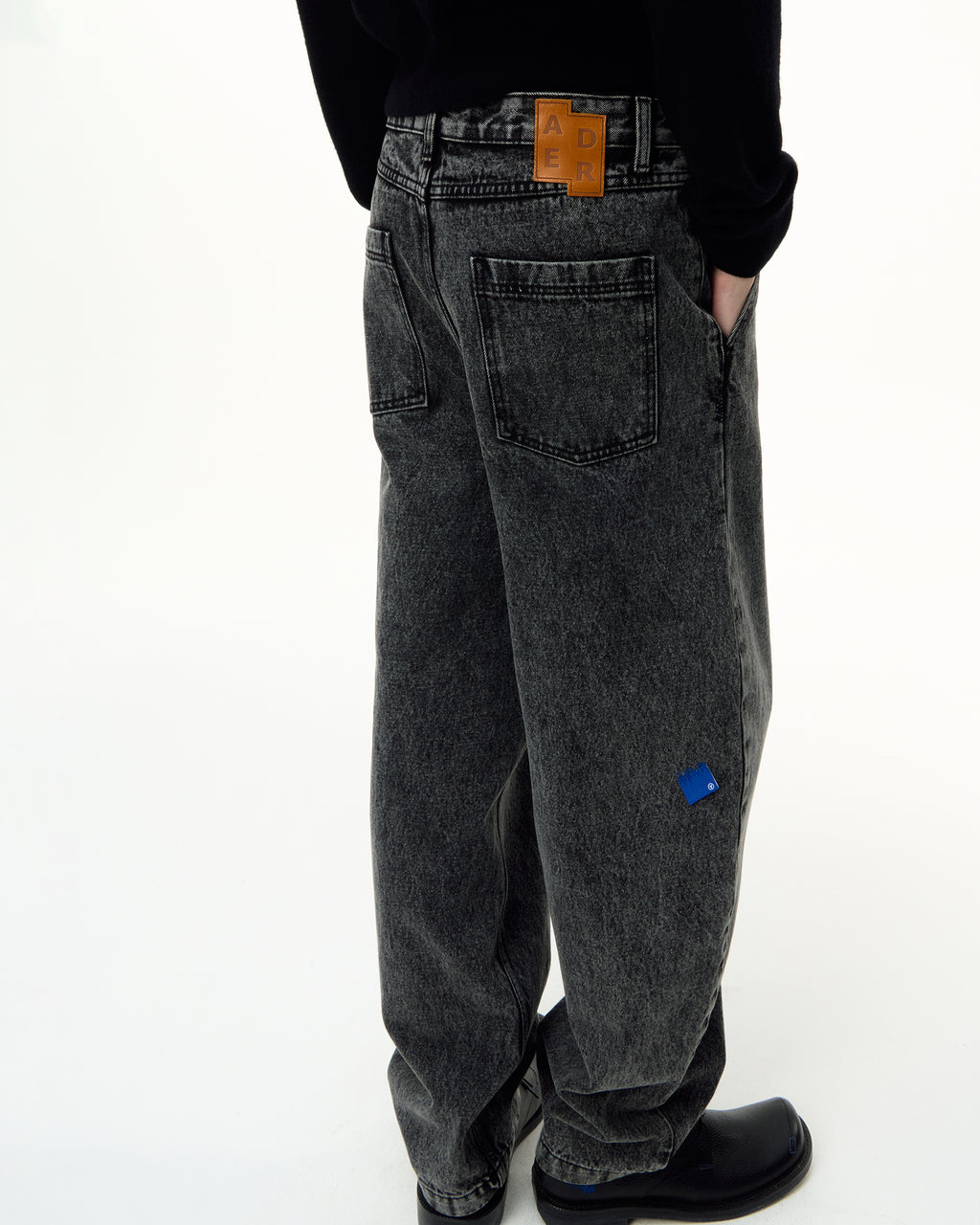 Ader Error - Sig; SV Tag jeans 03 (Noir) product image 14 | TRAB K-Fashion Australia