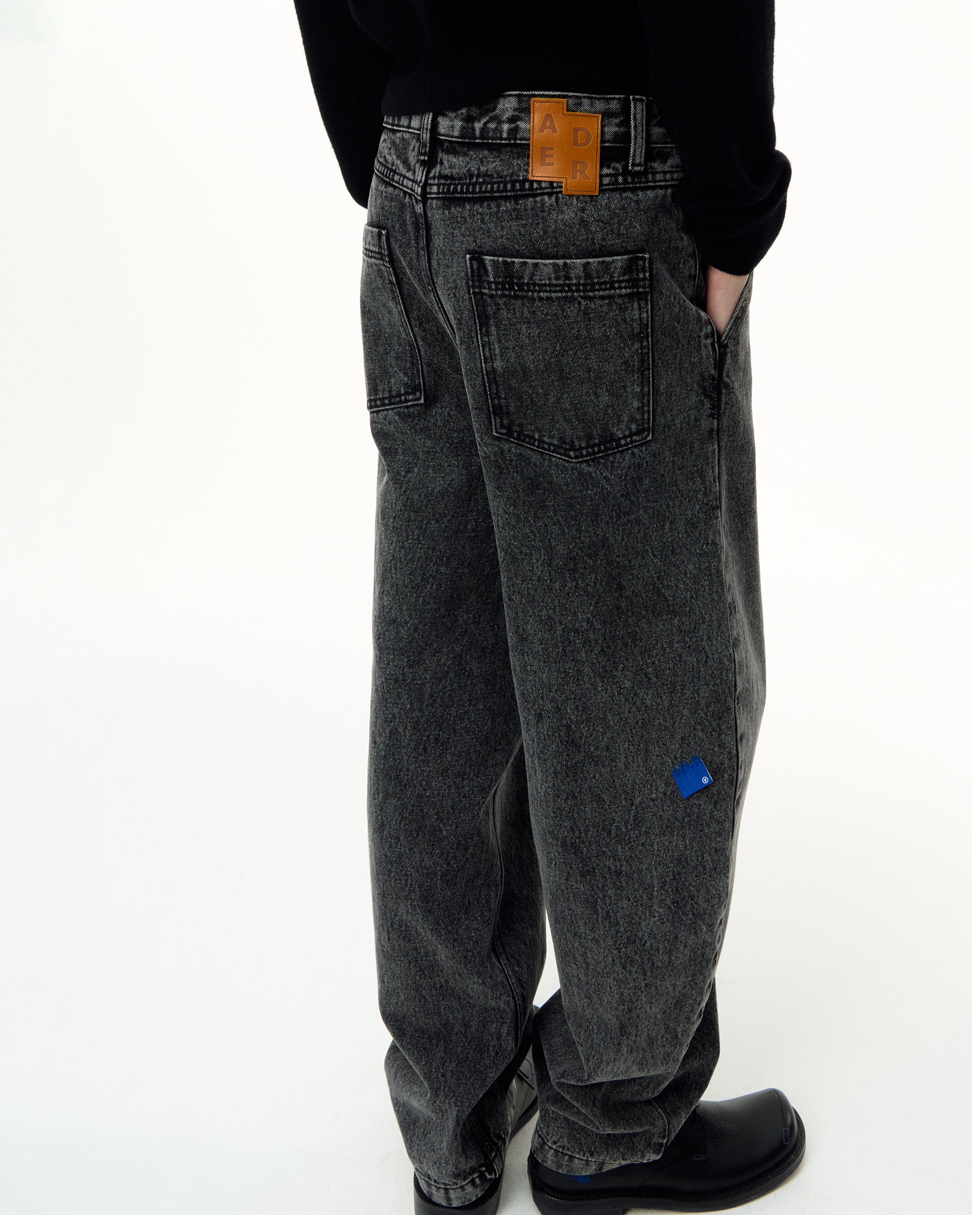 Ader Error - Sig; SV Tag jeans 03 (Noir) product image 14 | TRAB K-Fashion Australia