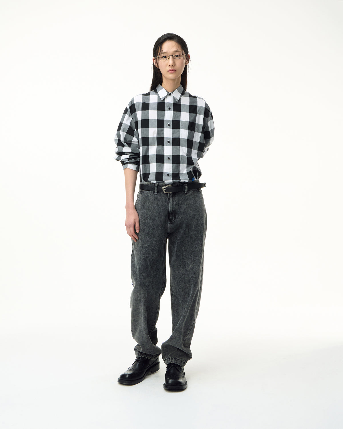 Ader Error - Sig; SV Tag jeans 03<br> (Noir) product image 7 | TRAB K-Fashion Australia