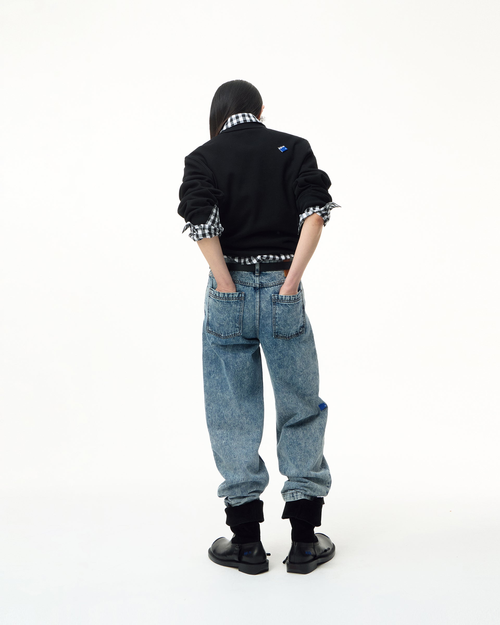 Ader Error - Sig; SV Tag jeans 03 (Blue) product image 2 | TRAB K-Fashion Australia