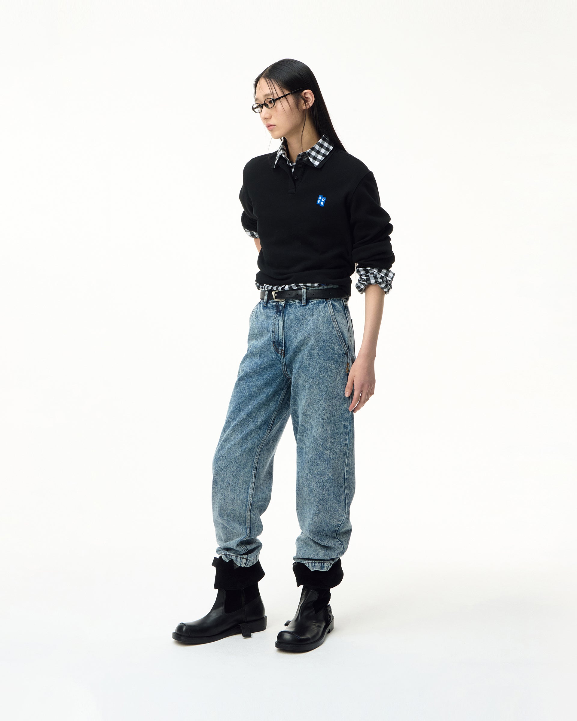 Ader Error - Sig; SV Tag jeans 03 (Blue) product image 3 | TRAB K-Fashion Australia