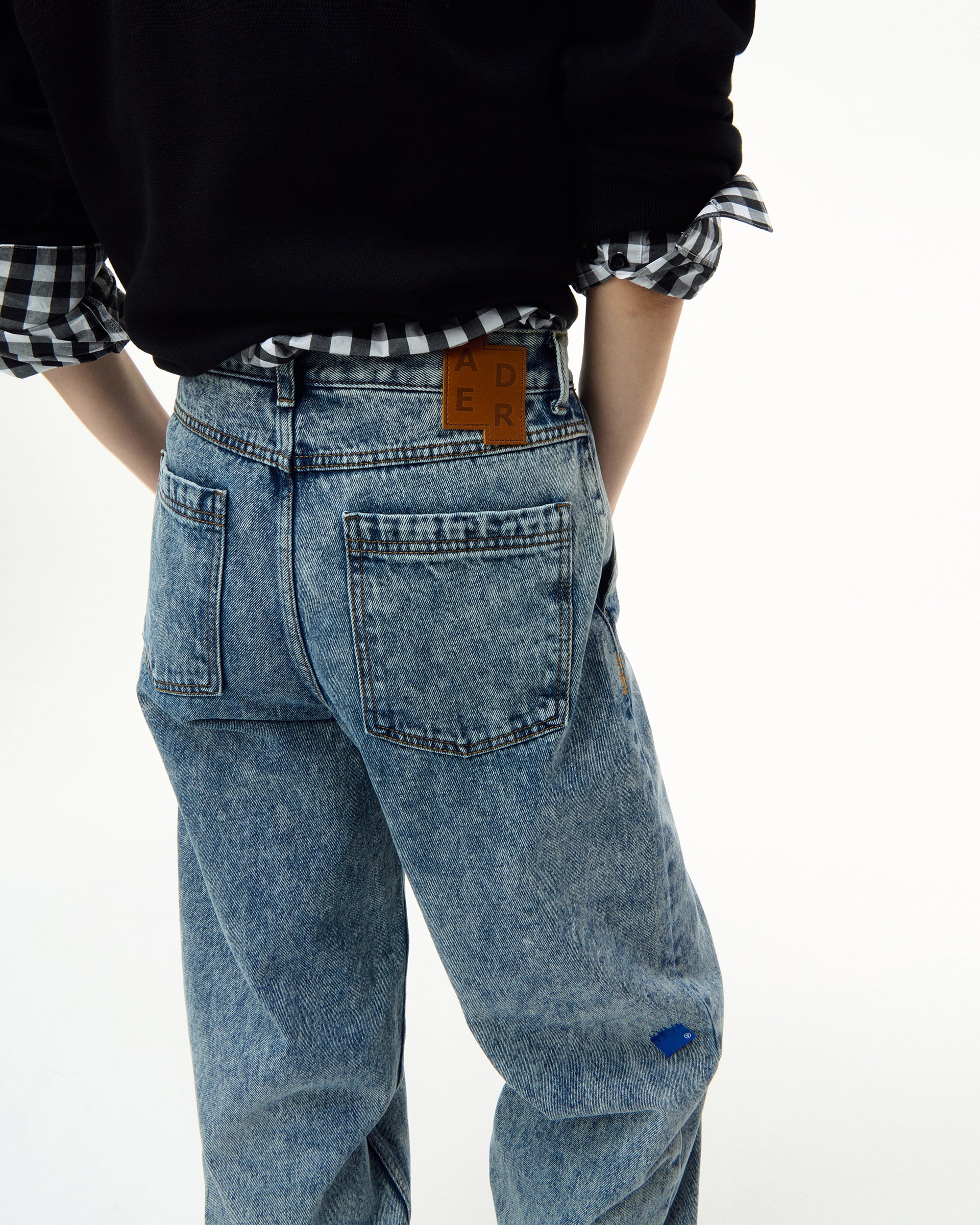 Ader Error - Sig; SV Tag jeans 03 (Blue) product image 4 | TRAB K-Fashion Australia