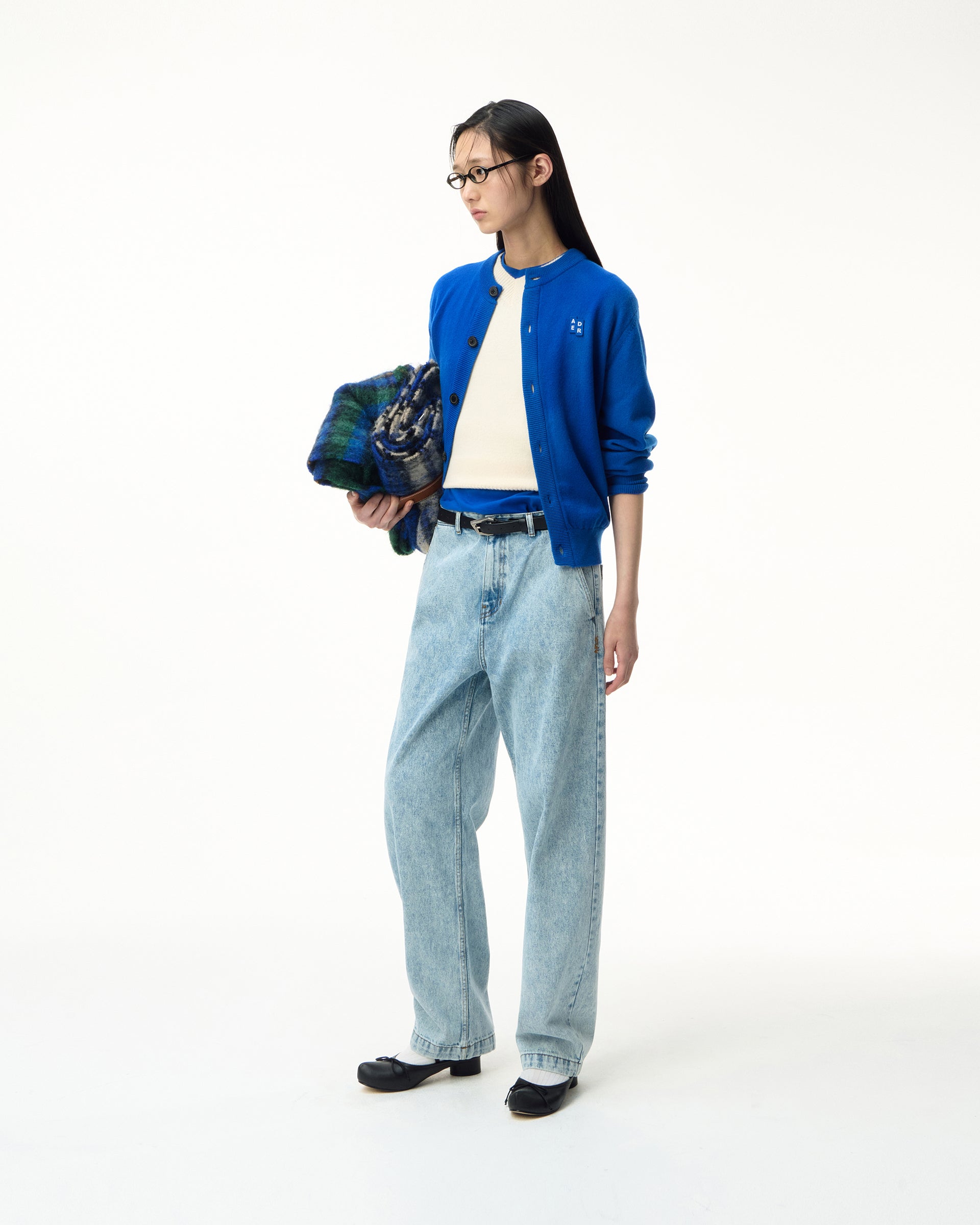 Ader Error - Sig; SV Tag jeans 03 (Sky blue) product image 1 | TRAB K-Fashion Australia