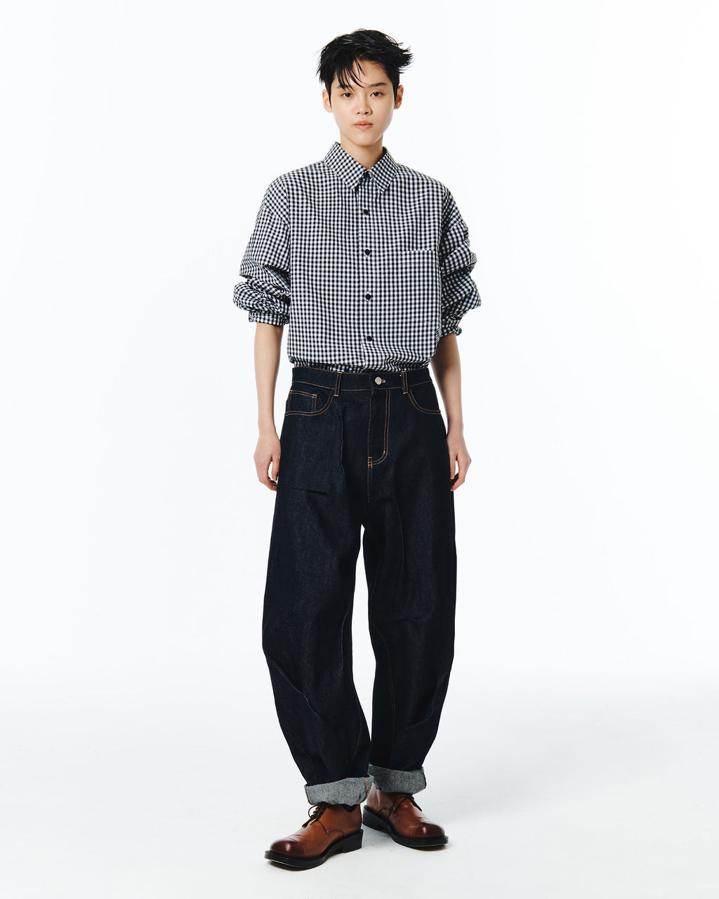 Ader Error - Sig; BL Tag shirt 02 (Noir) product image 3 | TRAB K-Fashion Australia