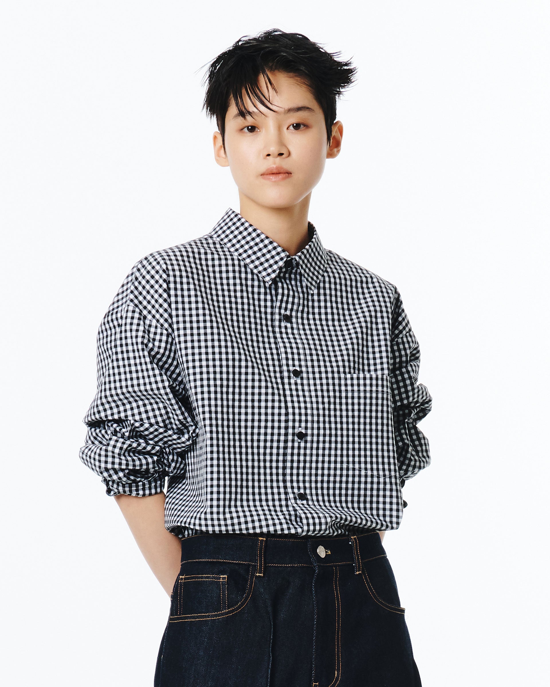 Ader Error - Sig; BL Tag shirt 02 (Noir) product image 4 | TRAB K-Fashion Australia