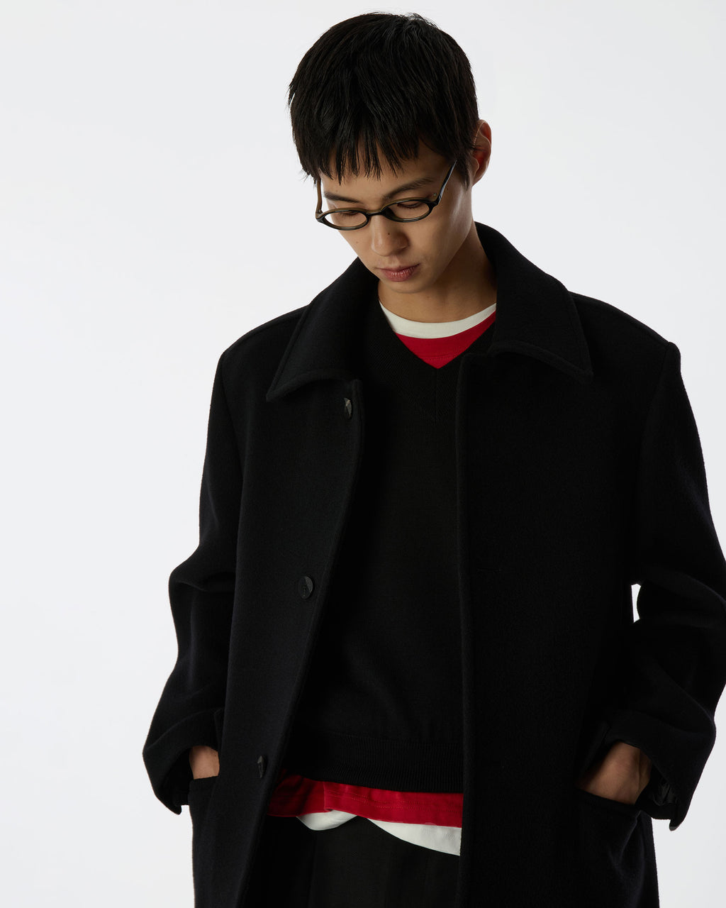 Ader Error - Sig; BK Tag coat 01 (Noir) product image 10 | TRAB K-Fashion Australia