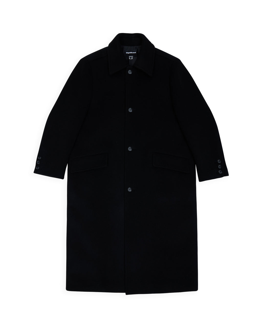 Ader Error - Sig; BK Tag coat 01 (Noir) product image 5 | TRAB K-Fashion Australia