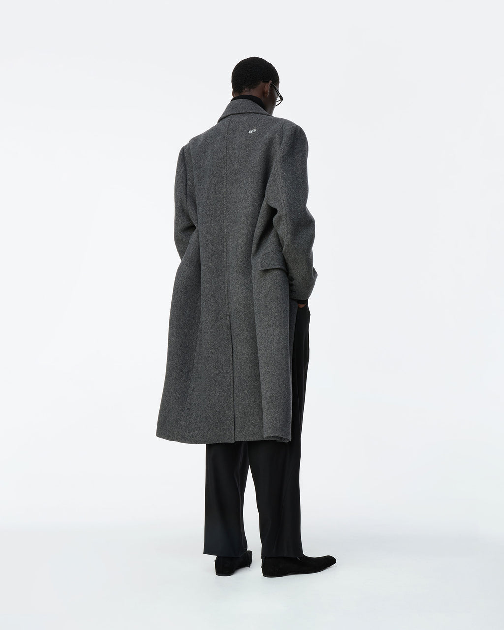 Ader Error - Sig; BK Tag coat 01 (Charcoal) product image 12 | TRAB K-Fashion Australia
