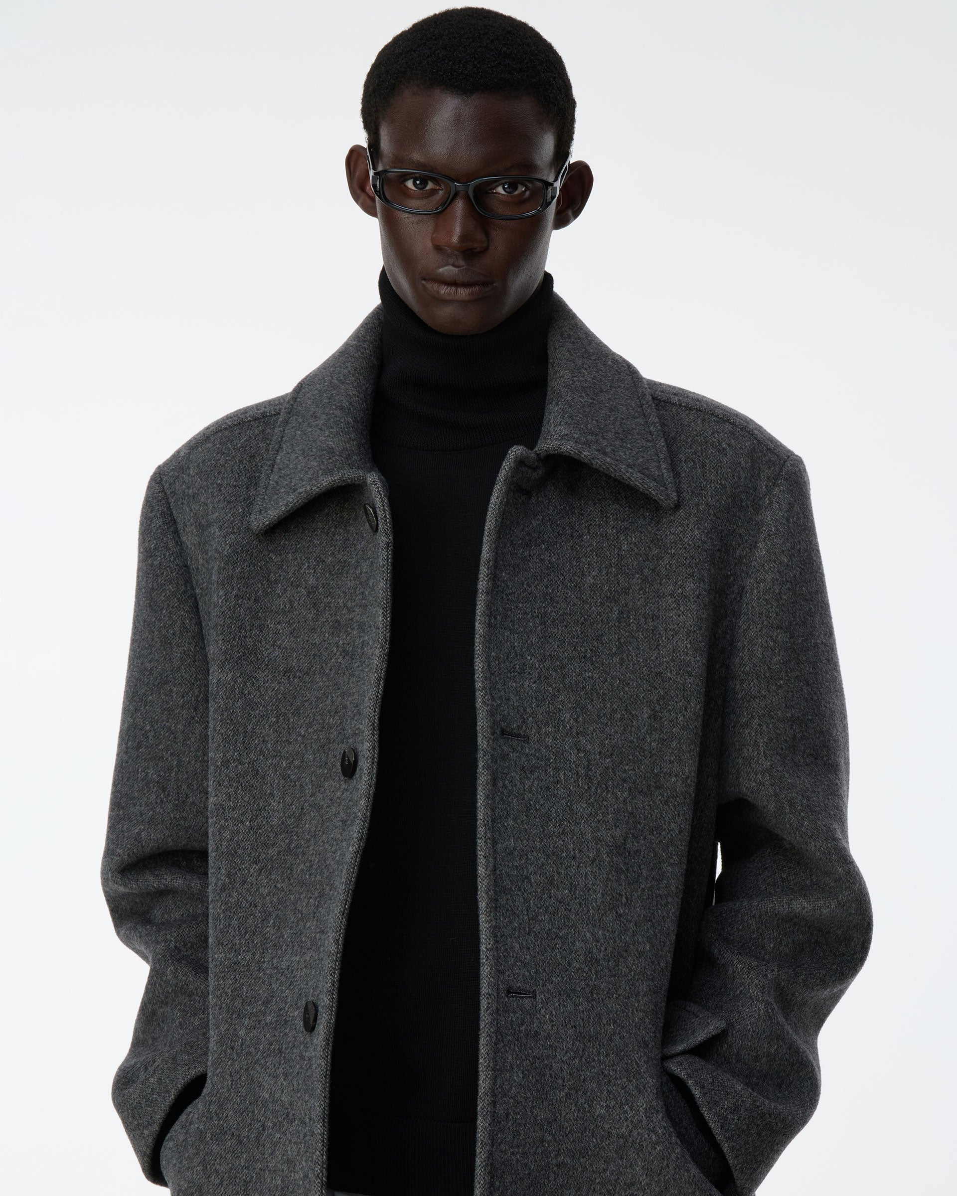 Ader Error - Sig; BK Tag coat 01 (Charcoal) product image 13 | TRAB K-Fashion Australia