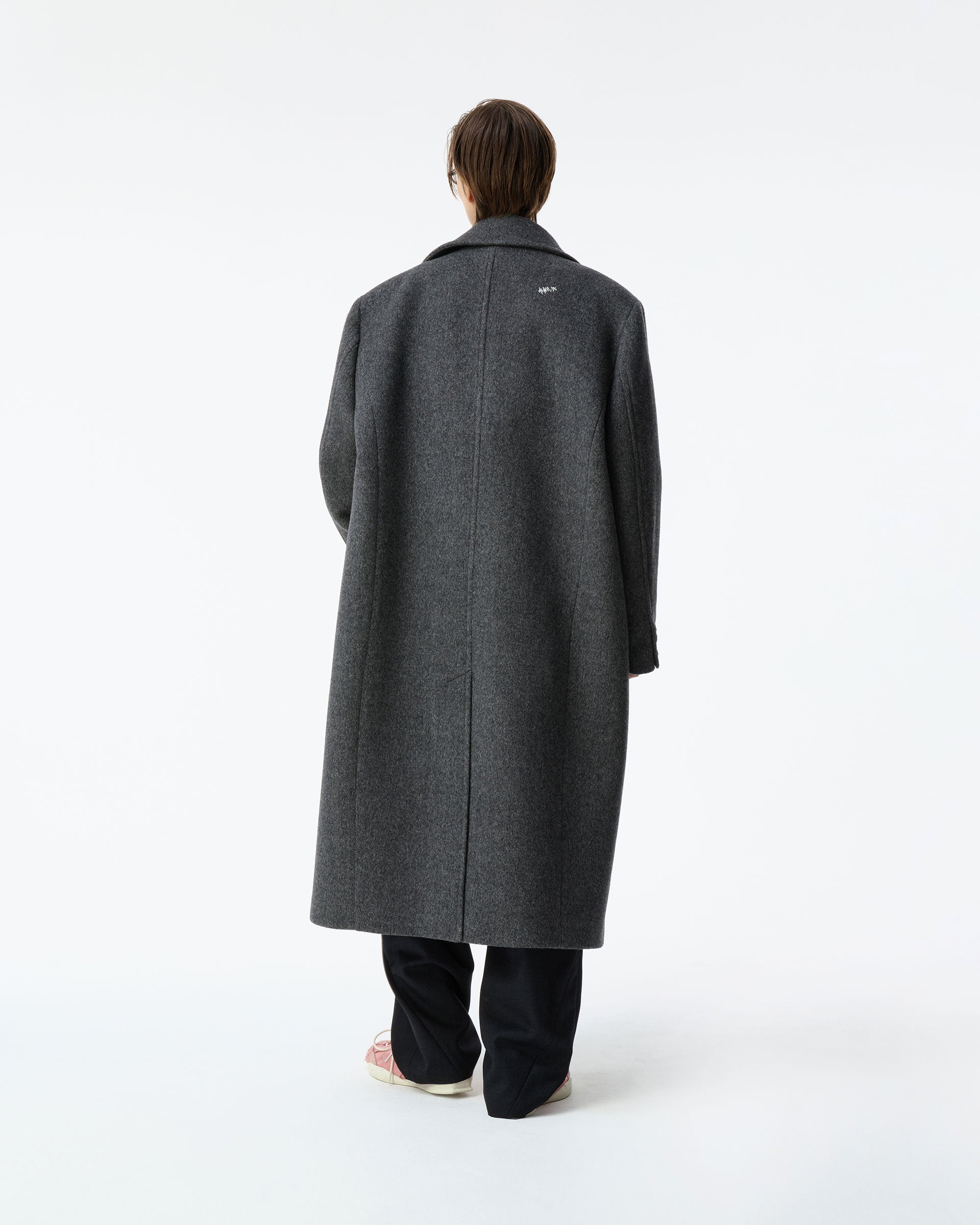 Ader Error - Sig; BK Tag coat 01 (Charcoal) product image 8 | TRAB K-Fashion Australia