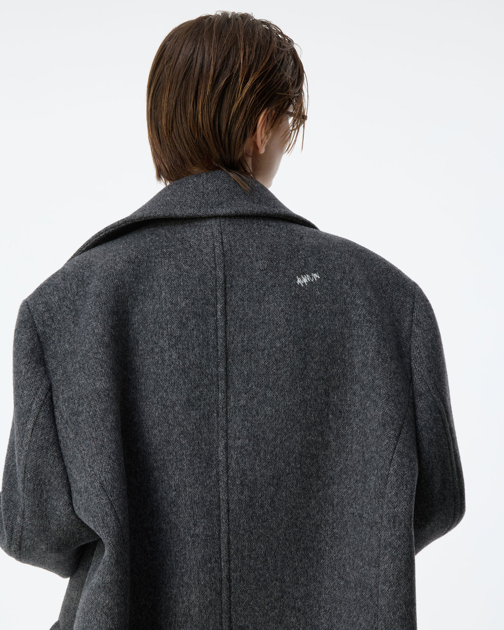 Ader Error - Sig; BK Tag coat 01 (Charcoal) product image 5 | TRAB K-Fashion Australia