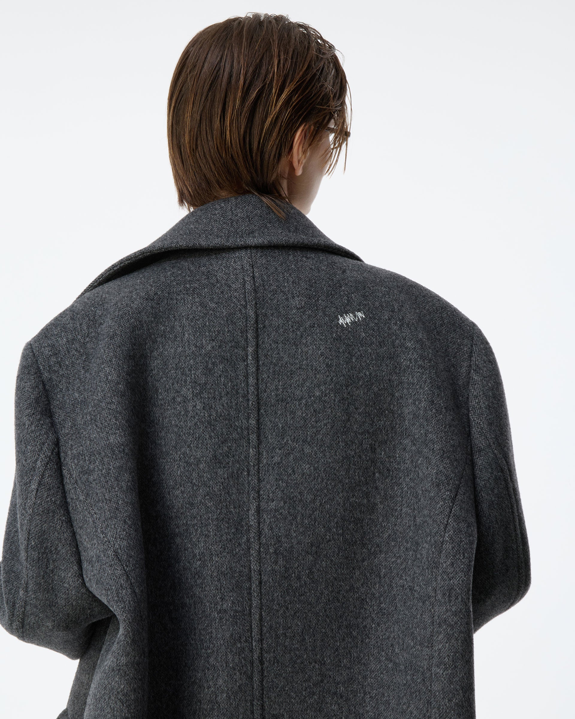 Ader Error - Sig; BK Tag coat 01 (Charcoal) product image 11 | TRAB K-Fashion Australia