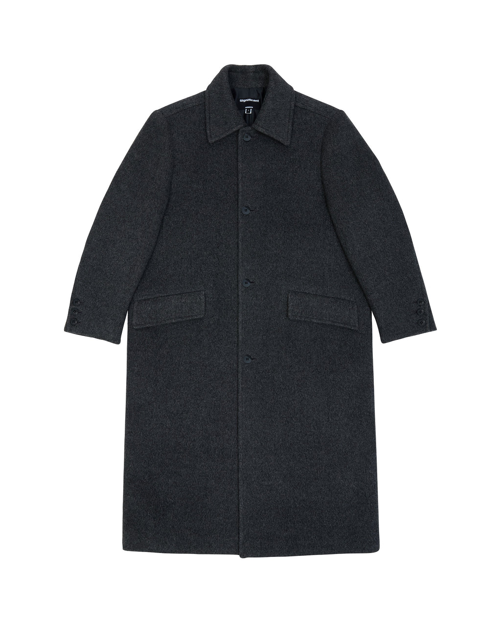 Ader Error - Sig; BK Tag coat 01 (Charcoal) product image 9 | TRAB K-Fashion Australia