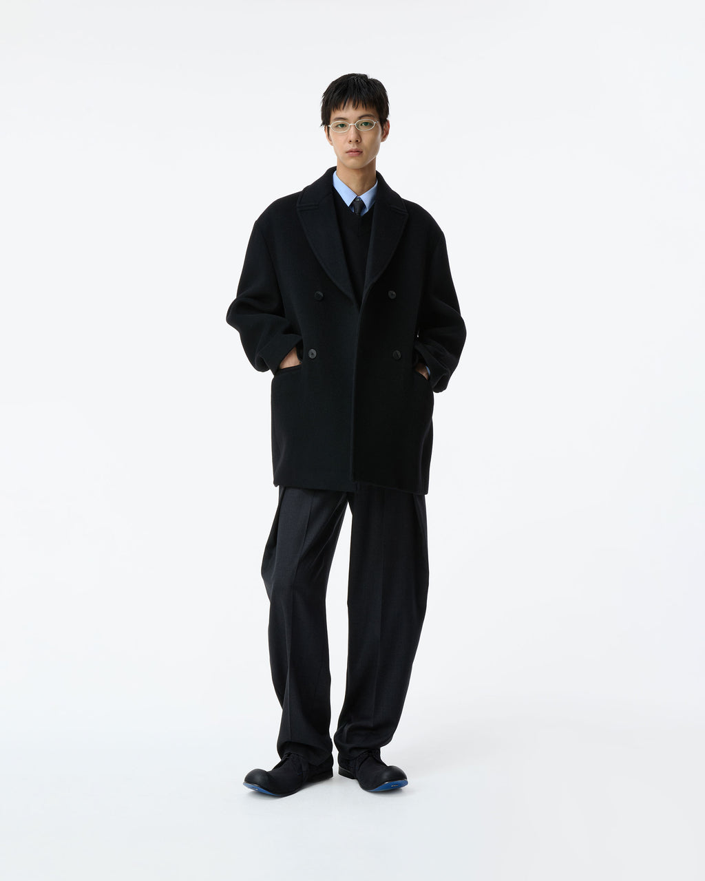 Ader Error - Sig; BK Tag coat 02 (Noir) product image 9 | TRAB K-Fashion Australia