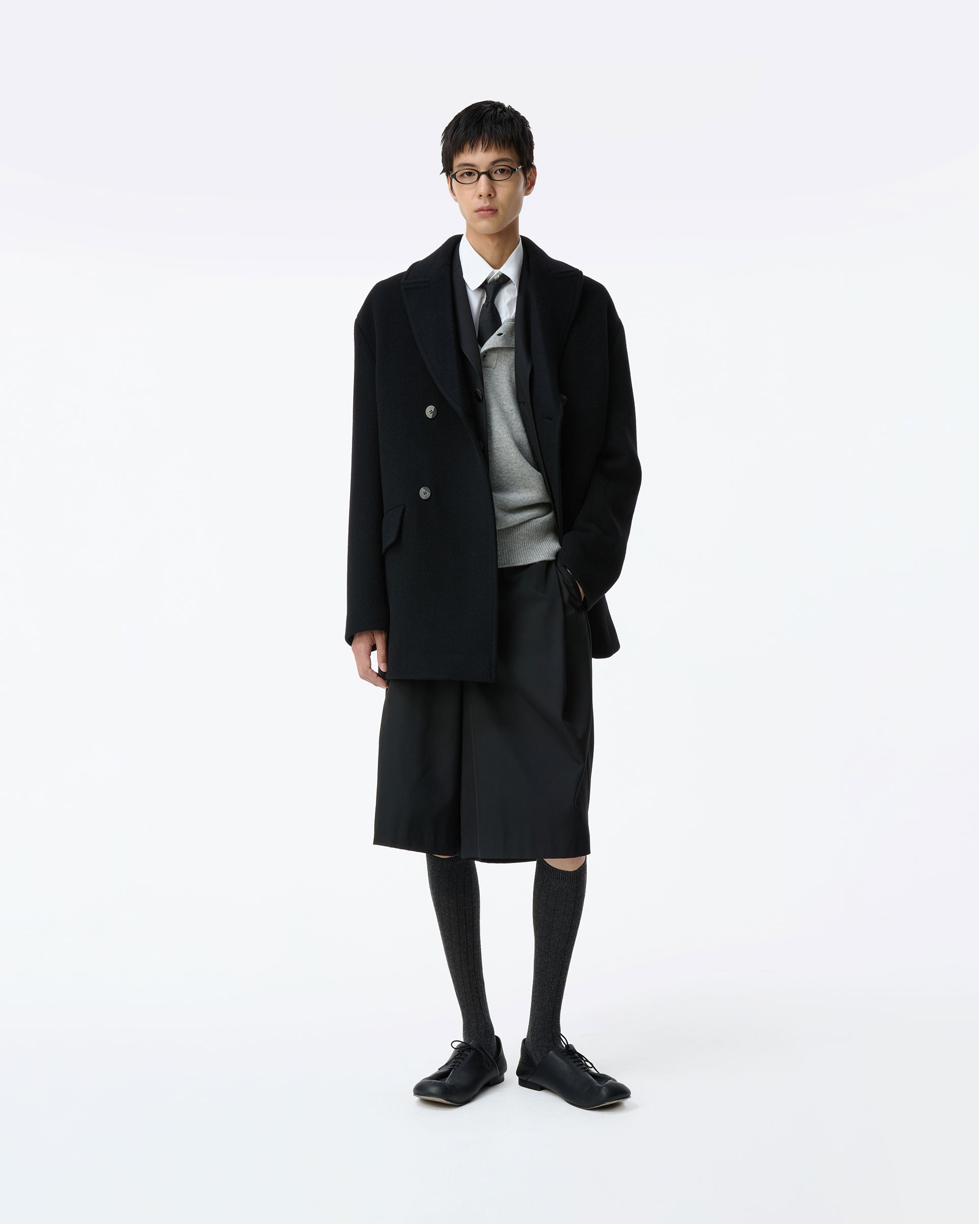 Ader Error - Sig; BK Tag coat 02 (Noir) product image 4 | TRAB K-Fashion Australia
