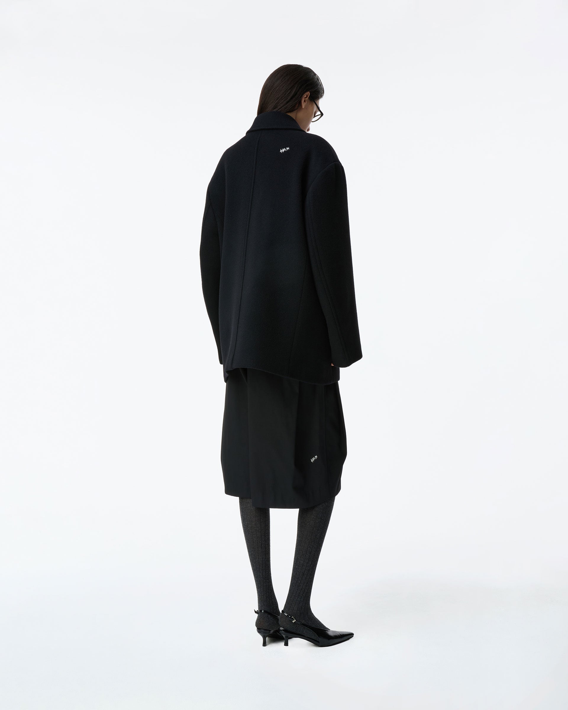 Ader Error - Sig; BK Tag coat 02 (Noir) product image 11 | TRAB K-Fashion Australia