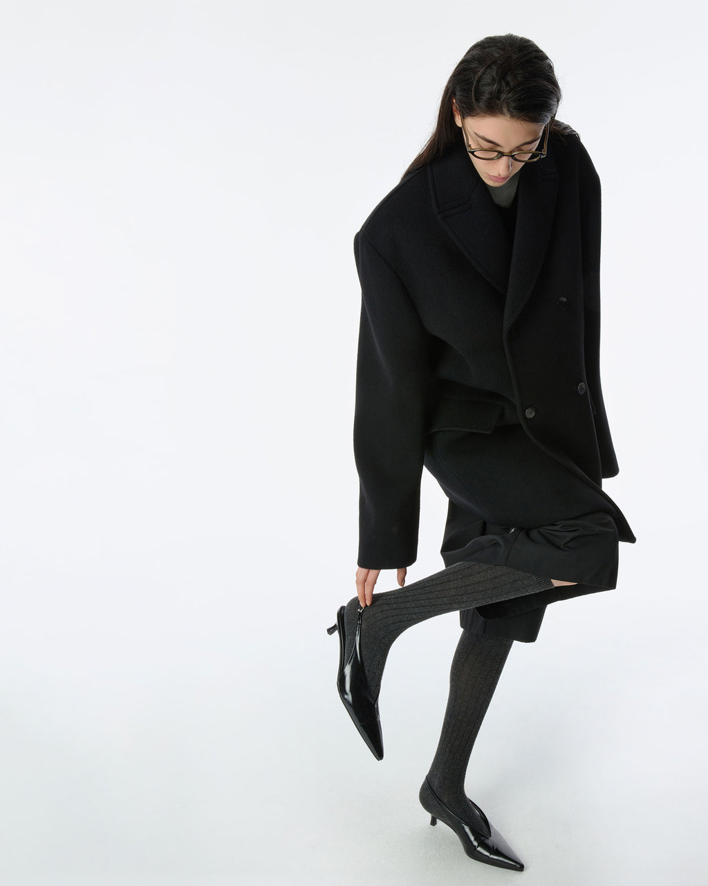 Ader Error - Sig; BK Tag coat 02 (Noir) product image 13 | TRAB K-Fashion Australia