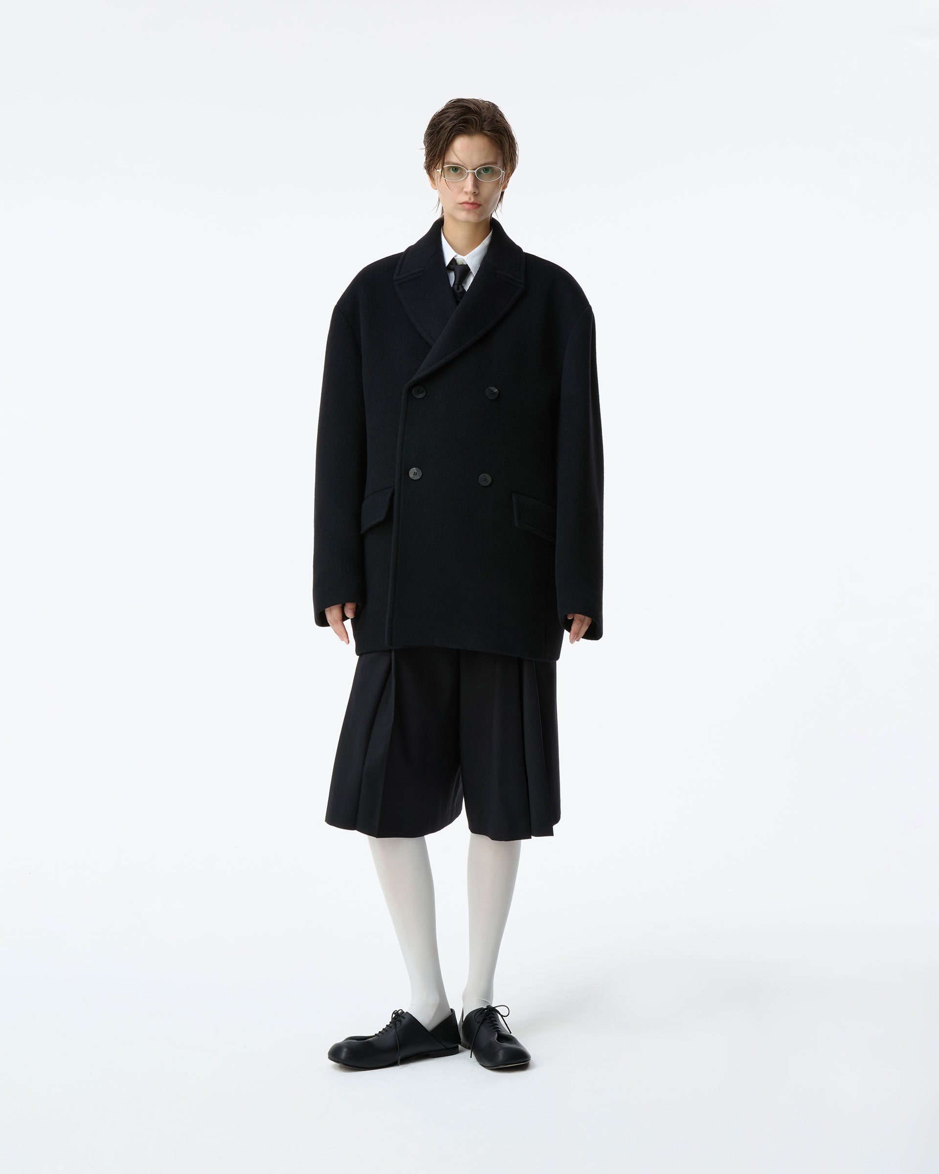 Ader Error - Sig; BK Tag coat 02 (Noir) product image 5 | TRAB K-Fashion Australia
