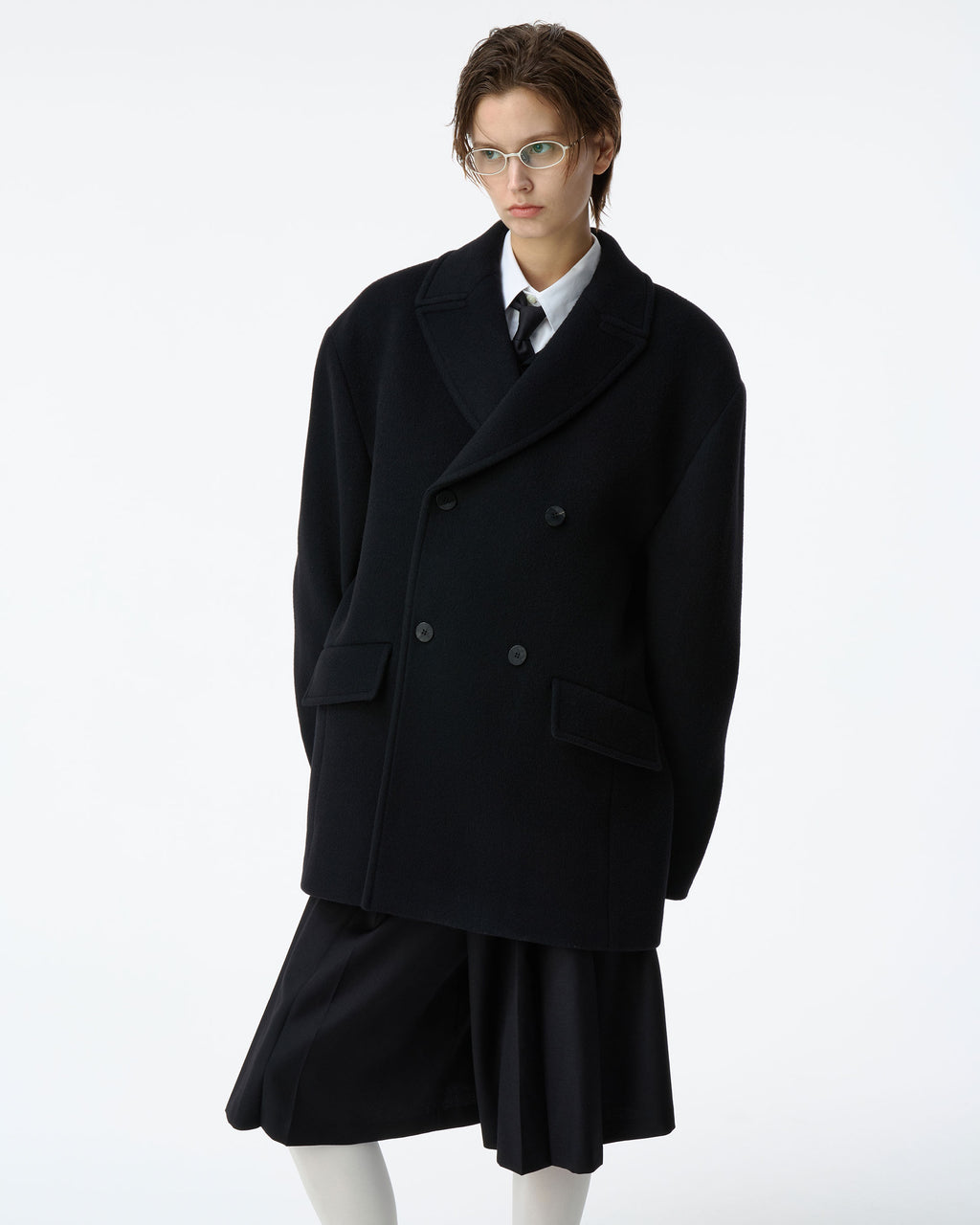 Ader Error - Sig; BK Tag coat 02 (Noir) product image 6 | TRAB K-Fashion Australia