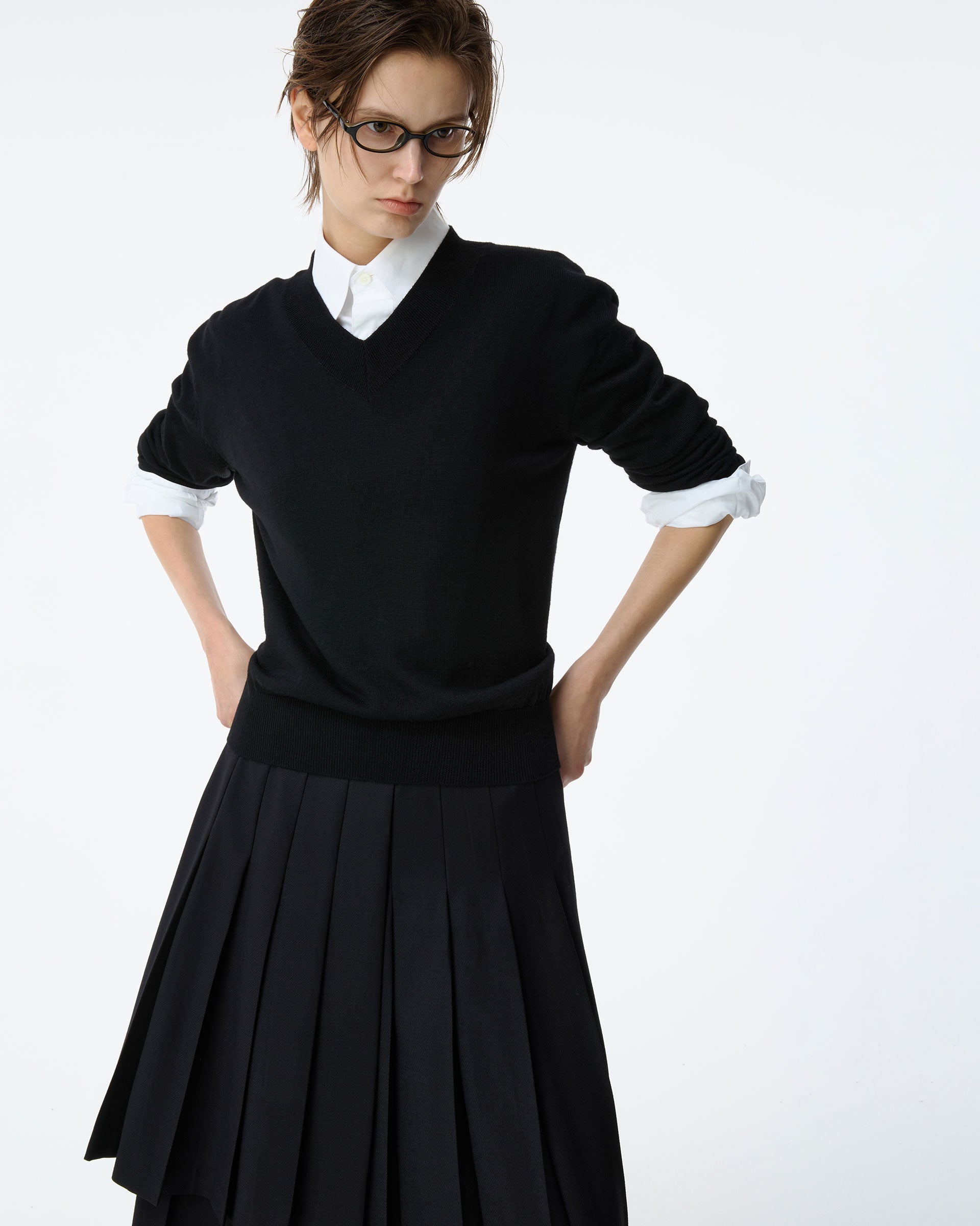 Ader Error - Sig; BK Tag skirt 02 (Noir) product image 3 | TRAB K-Fashion Australia