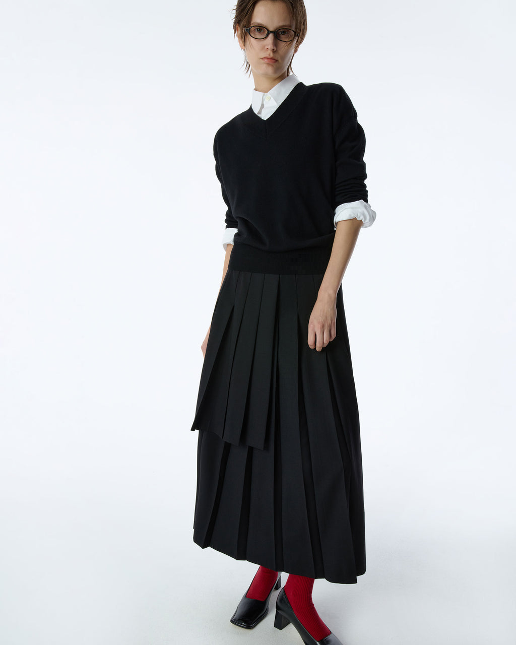 Ader Error - Sig; BK Tag skirt 02 (Noir) product image 5 | TRAB K-Fashion Australia