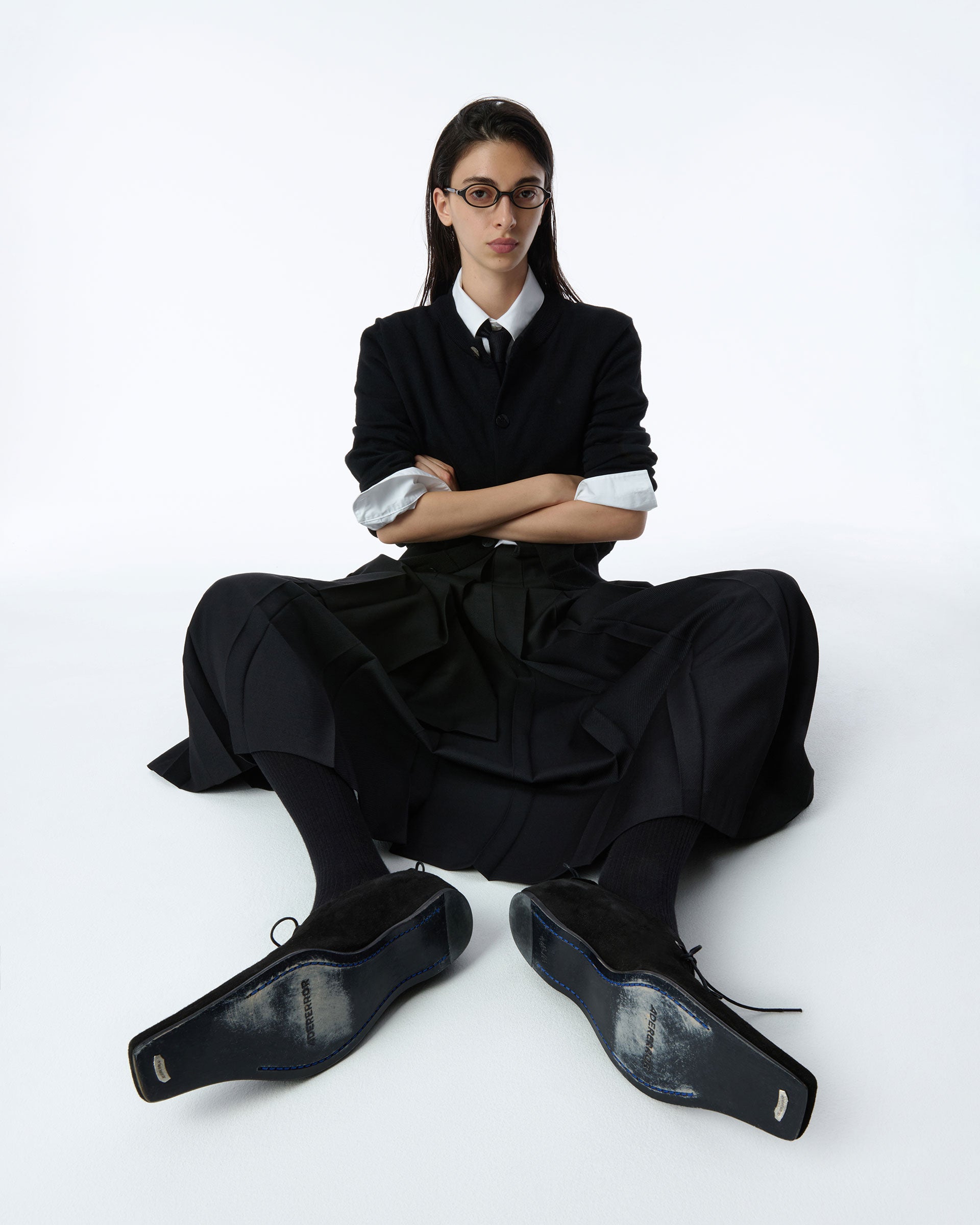 Ader Error - Sig; BK Tag skirt 02 (Noir) product image 7 | TRAB K-Fashion Australia