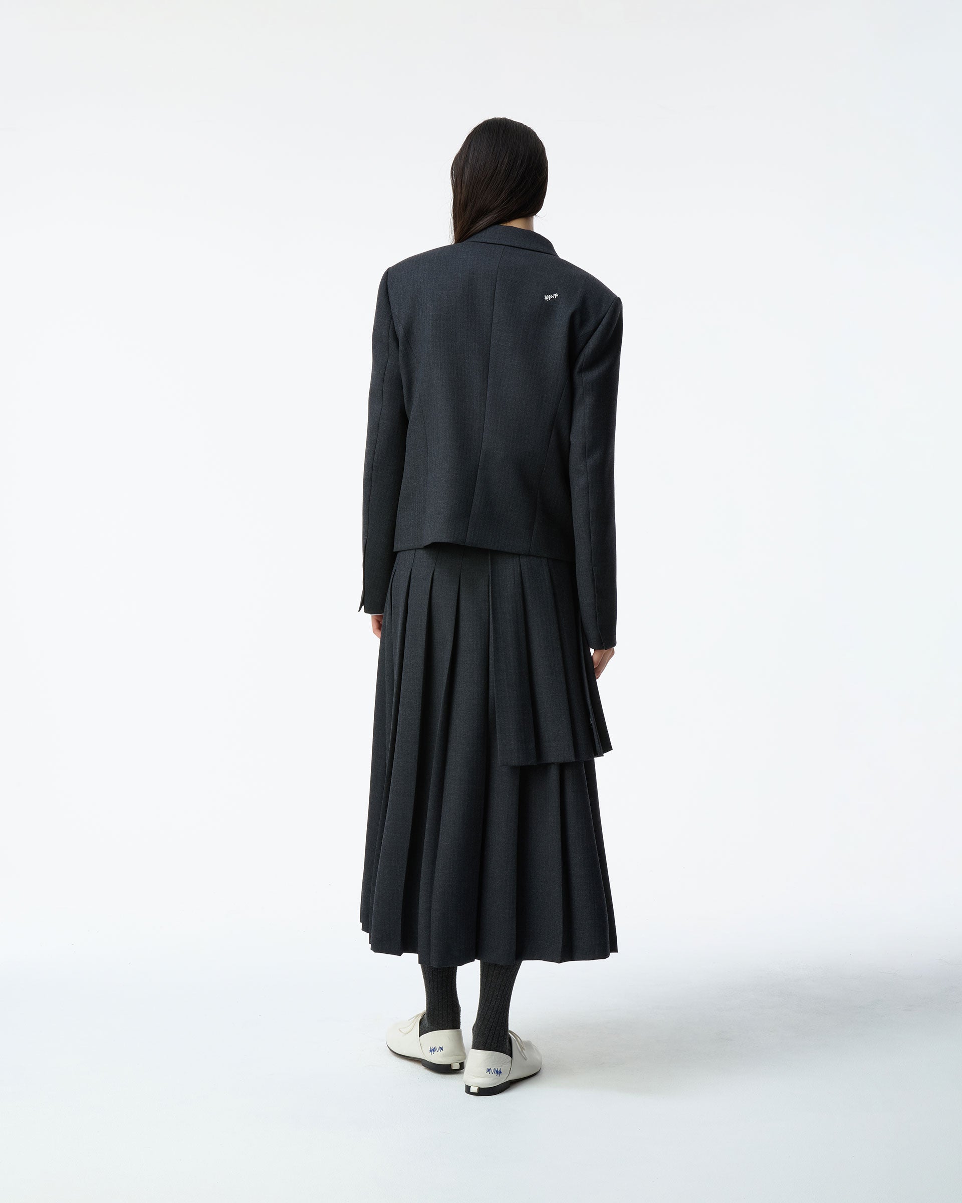 Ader Error - Sig; BK Tag skirt 02 (Grey) product image 3 | TRAB K-Fashion Australia
