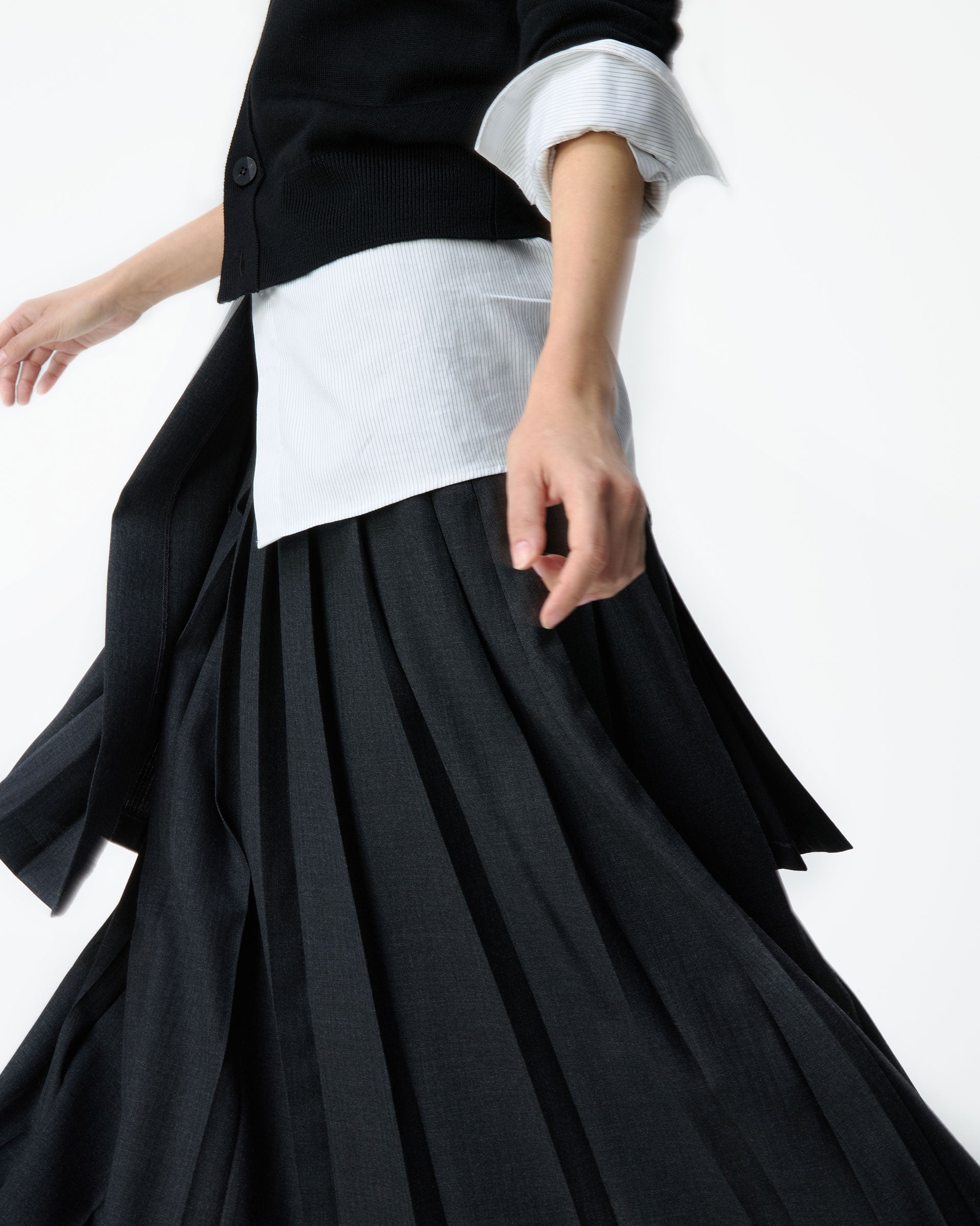 Ader Error - Sig; BK Tag skirt 02 (Grey) product image 7 | TRAB K-Fashion Australia