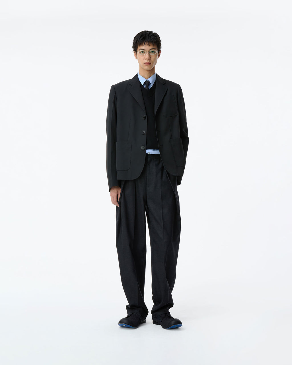 Ader Error - Sig; BK Tag blazer 03 (Noir) product image 7 | TRAB K-Fashion Australia
