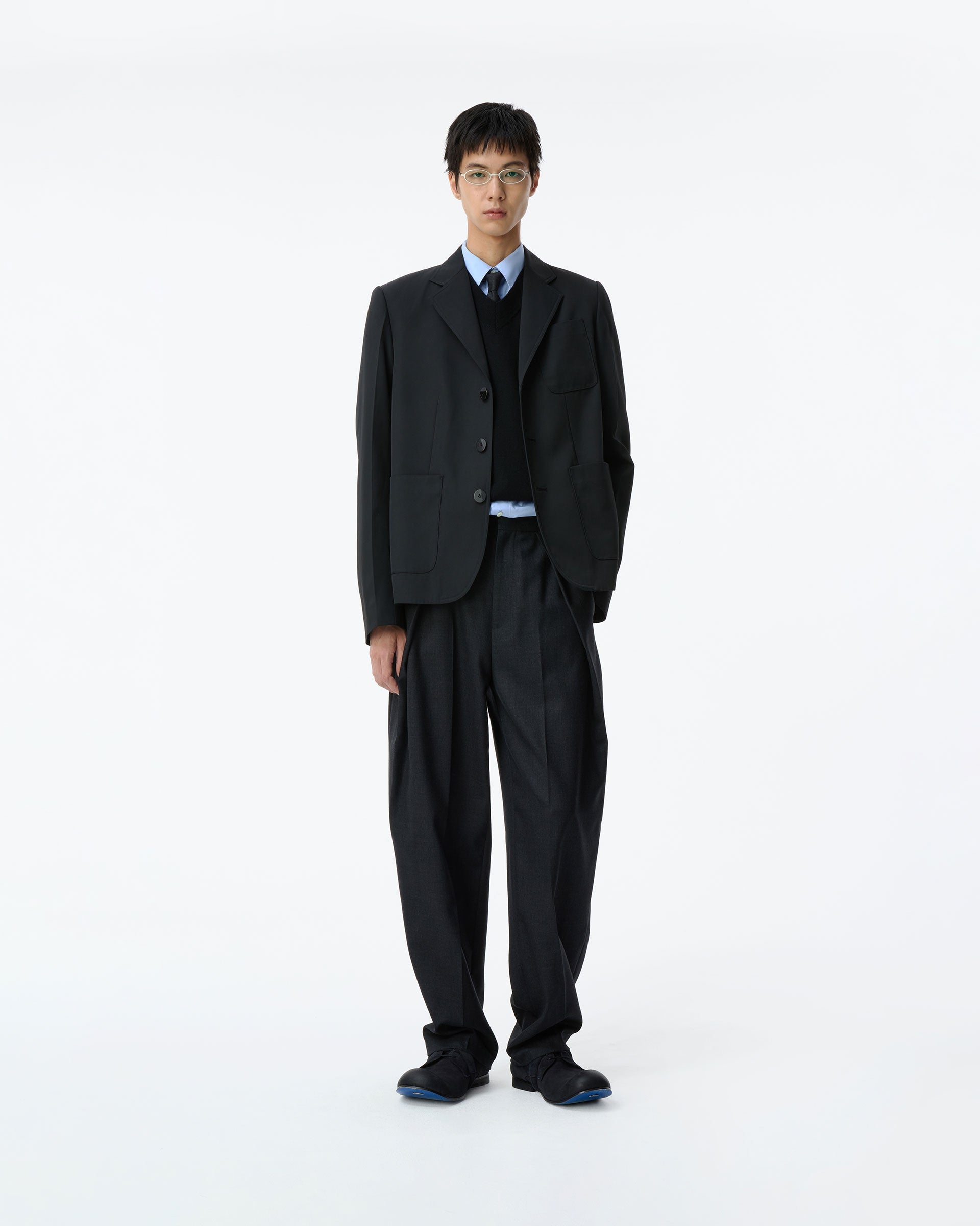Ader Error - Sig; BK Tag blazer 03 (Noir) product image 7 | TRAB K-Fashion Australia