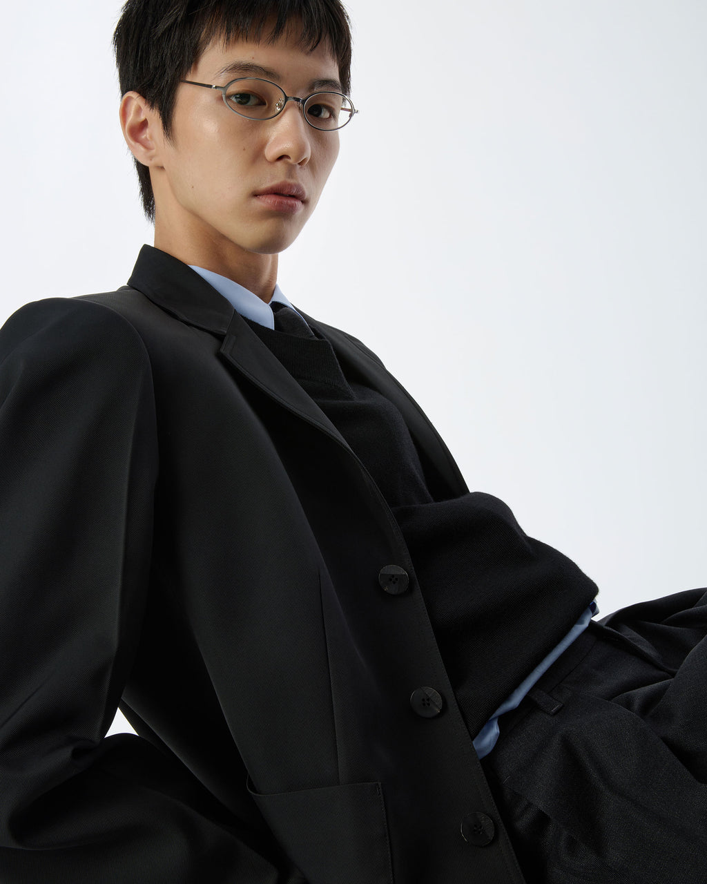 Ader Error - Sig; BK Tag blazer 03 (Noir) product image 9 | TRAB K-Fashion Australia
