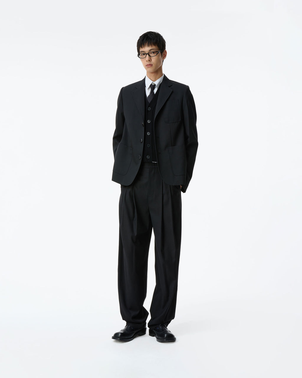 Ader Error - Sig; BK Tag blazer 03 (Noir) product image 10 | TRAB K-Fashion Australia