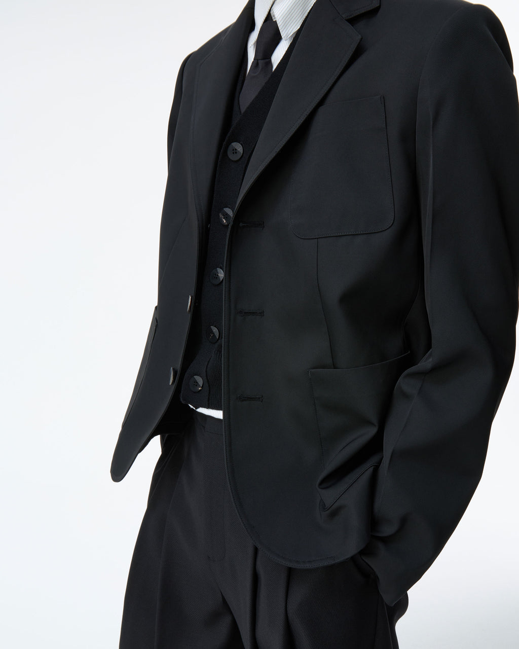 Ader Error - Sig; BK Tag blazer 03 (Noir) product image 12 | TRAB K-Fashion Australia