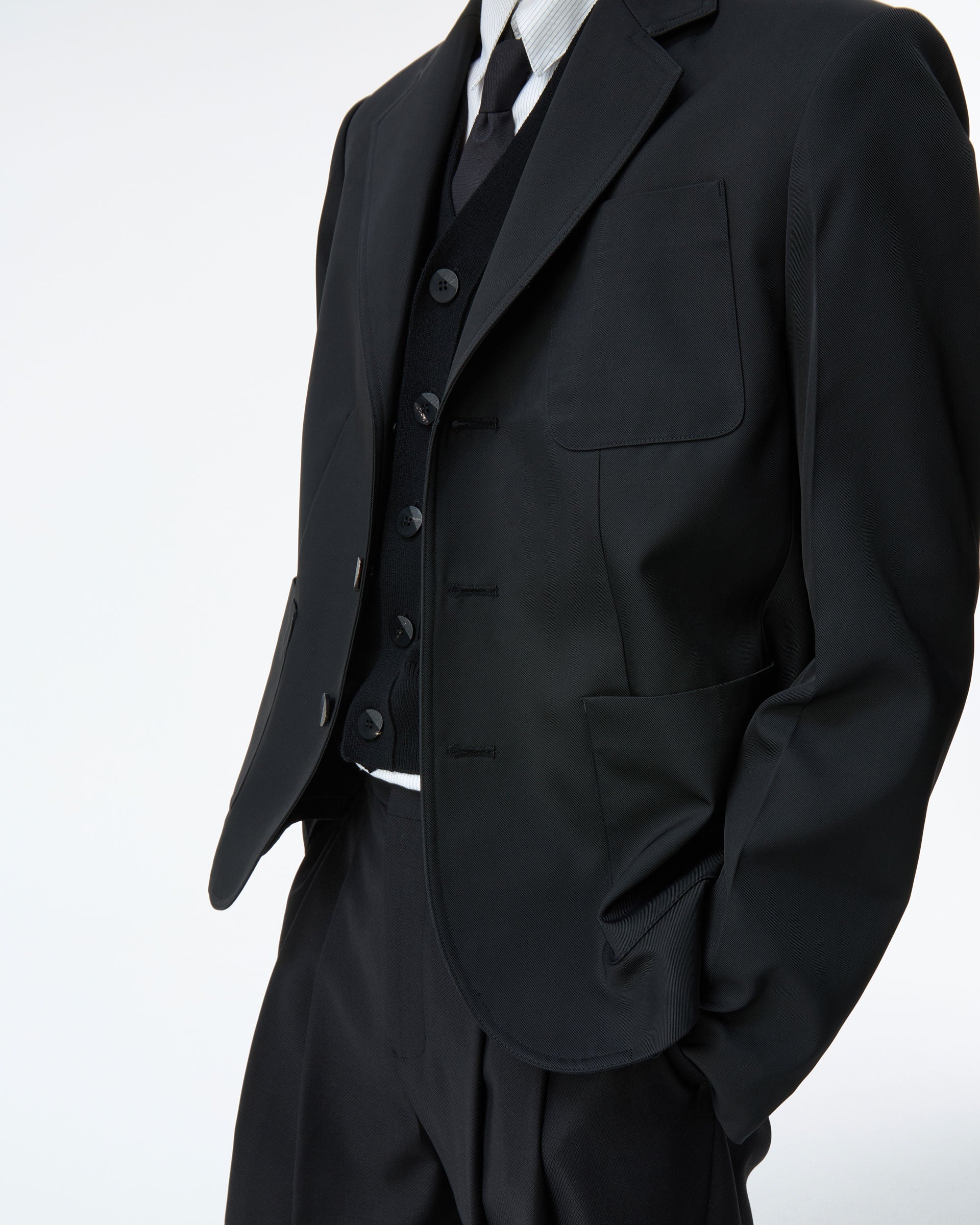 Ader Error - Sig; BK Tag blazer 03 (Noir) product image 12 | TRAB K-Fashion Australia