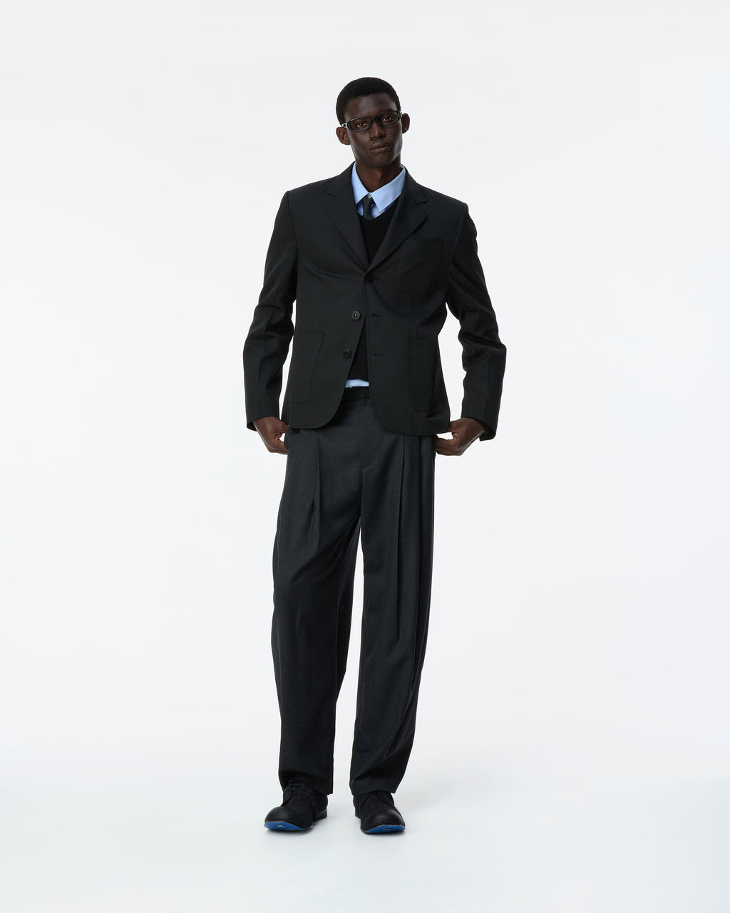 Ader Error - Sig; BK Tag blazer 03 (Noir) product image 13 | TRAB K-Fashion Australia