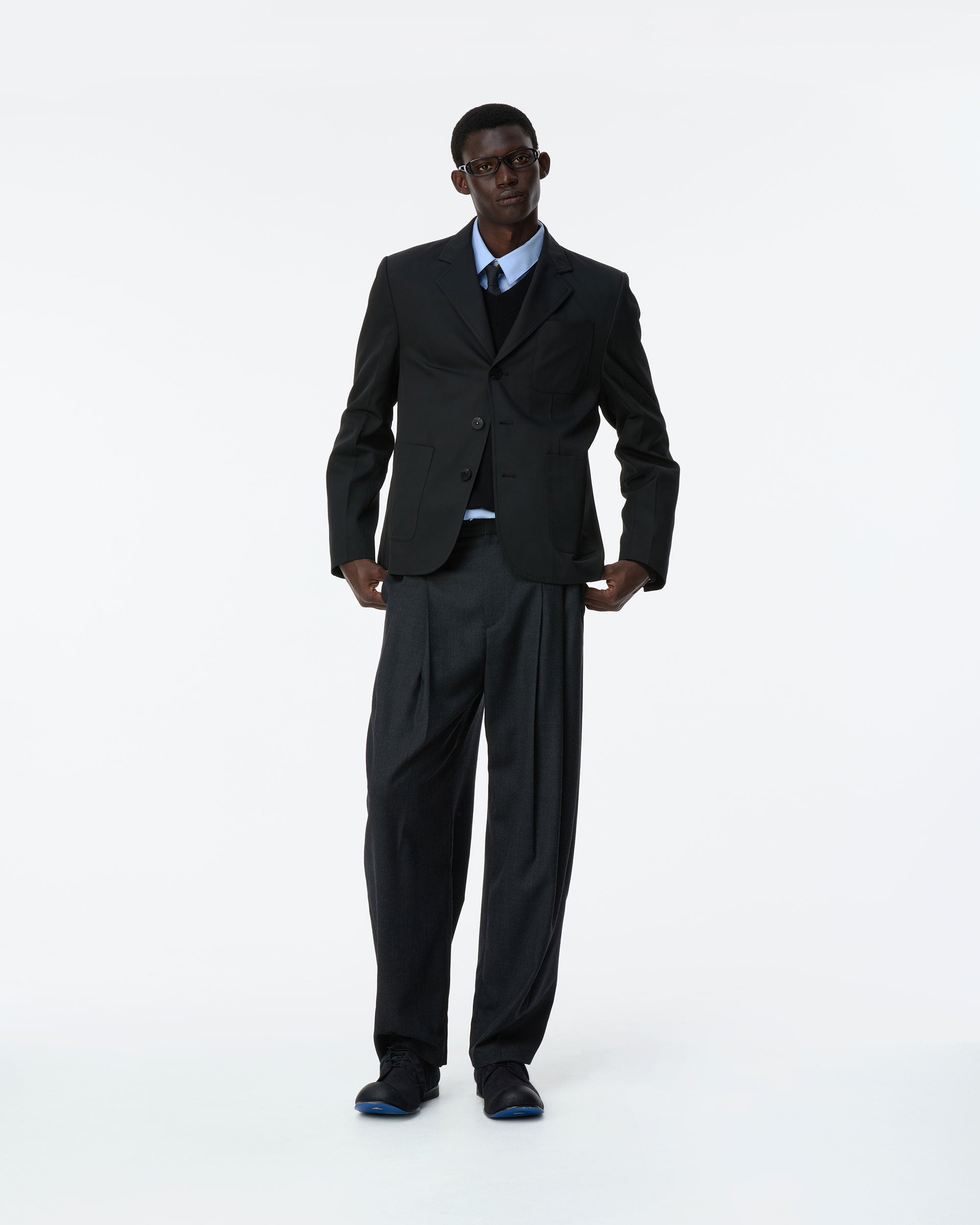 Ader Error - Sig; BK Tag blazer 03 (Noir) product image 13 | TRAB K-Fashion Australia