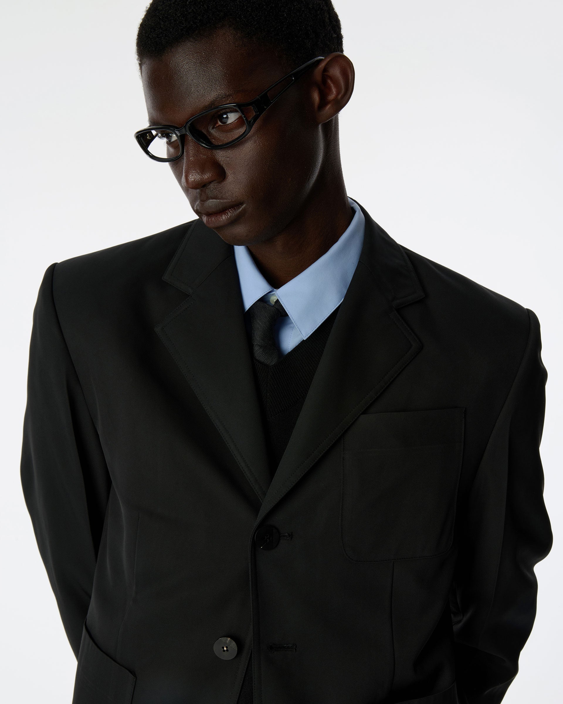 Ader Error - Sig; BK Tag blazer 03 (Noir) product image 14 | TRAB K-Fashion Australia