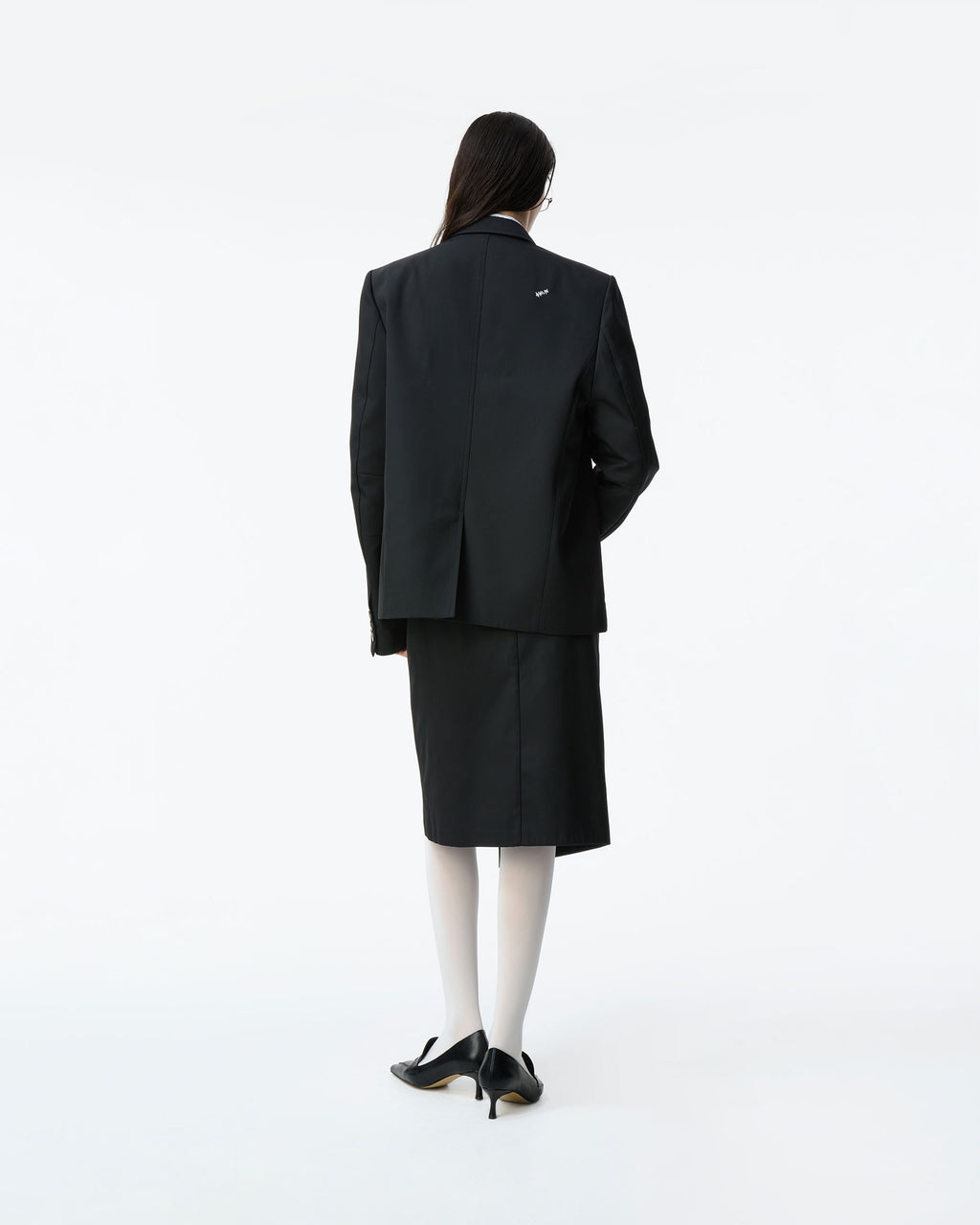 Ader Error - Sig; BK Tag blazer 03 (Noir) product image 2 | TRAB K-Fashion Australia