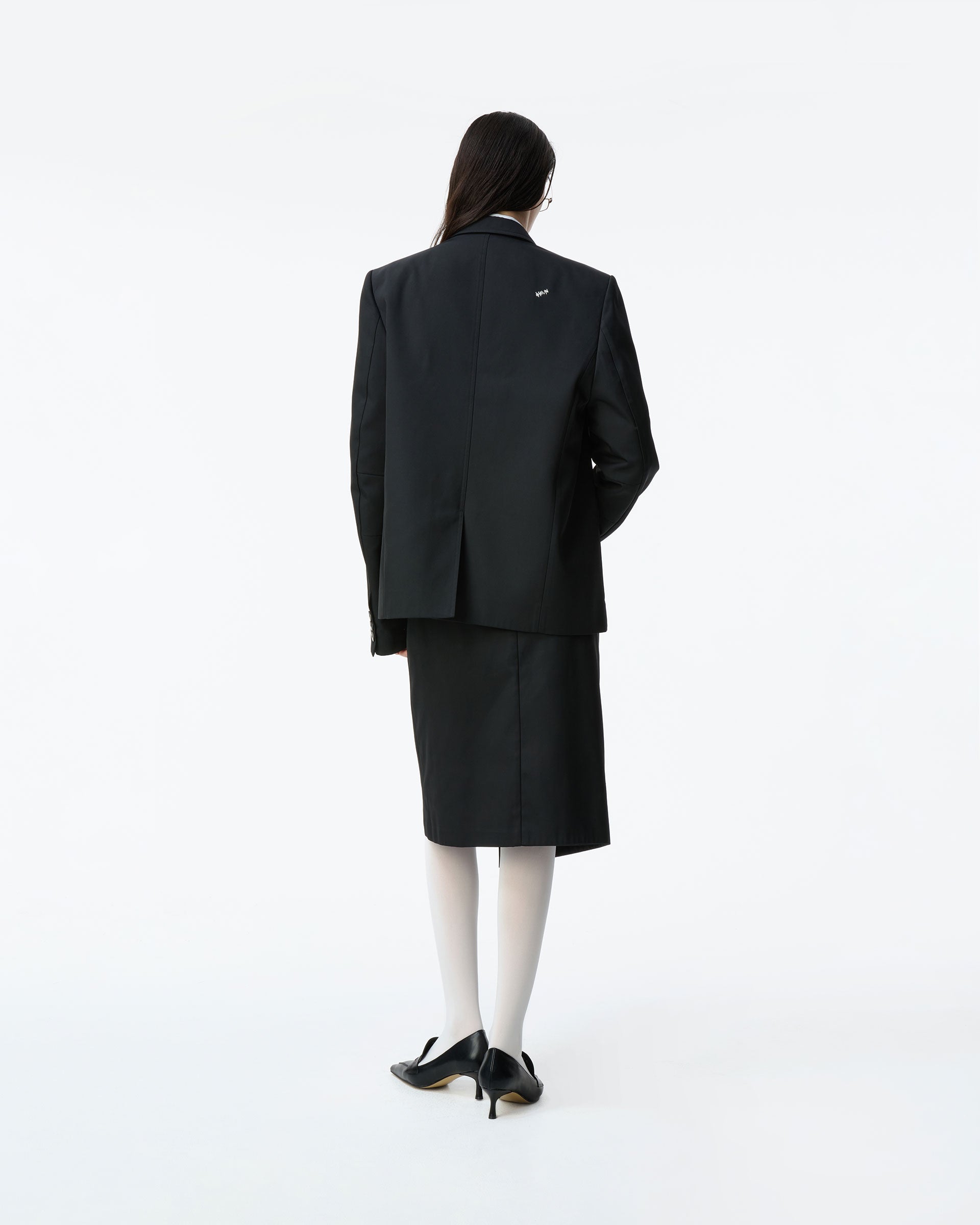 Ader Error - Sig; BK Tag blazer 03 (Noir) product image 11 | TRAB K-Fashion Australia