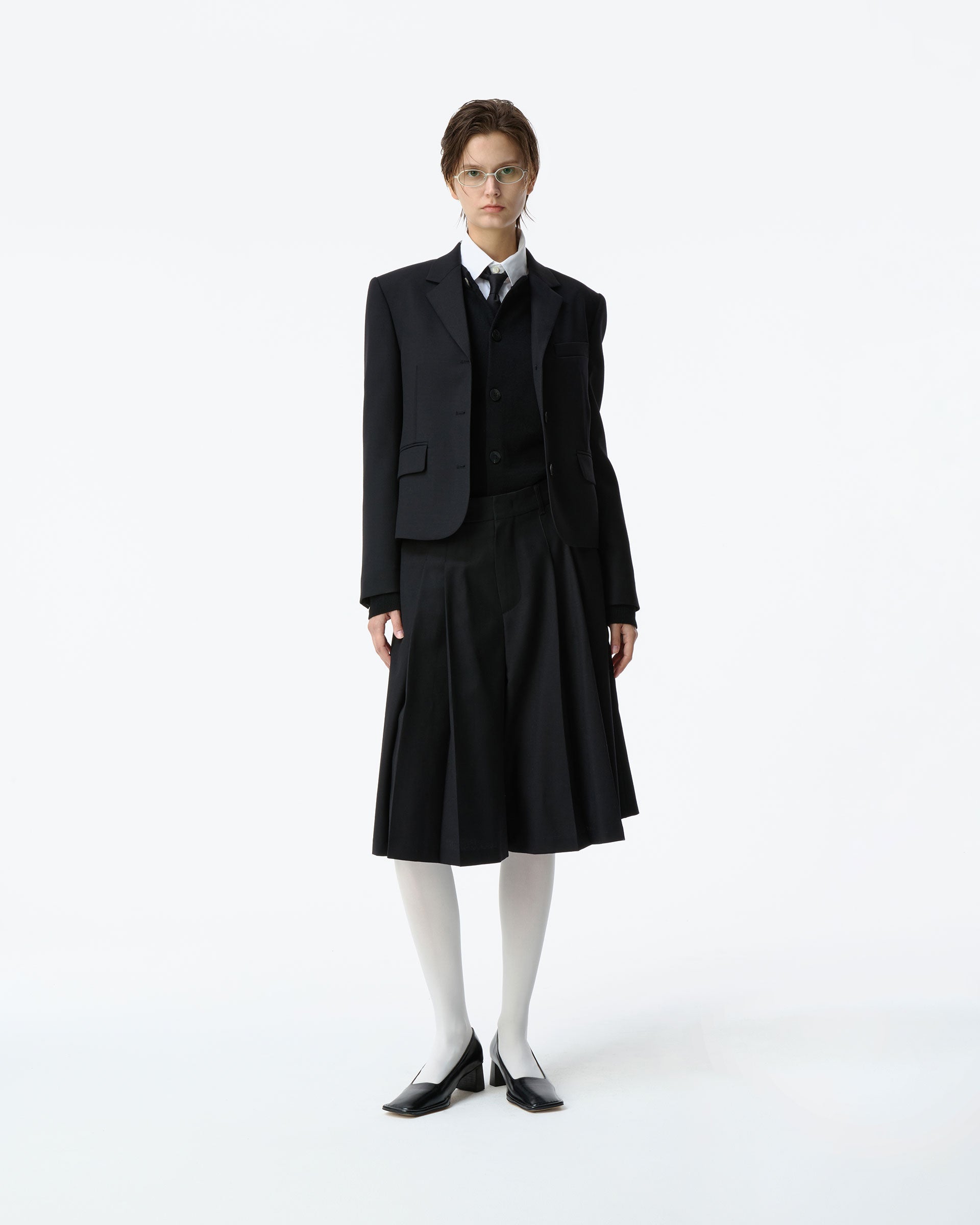 Ader Error - Sig; BK Tag blazer 04 (Noir) product image 1 | TRAB K-Fashion Australia