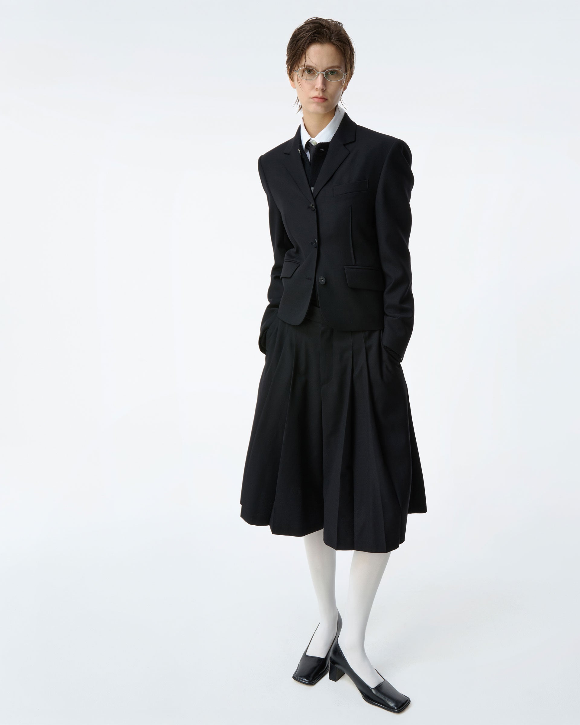 Ader Error - Sig; BK Tag blazer 04 (Noir) product image 3 | TRAB K-Fashion Australia