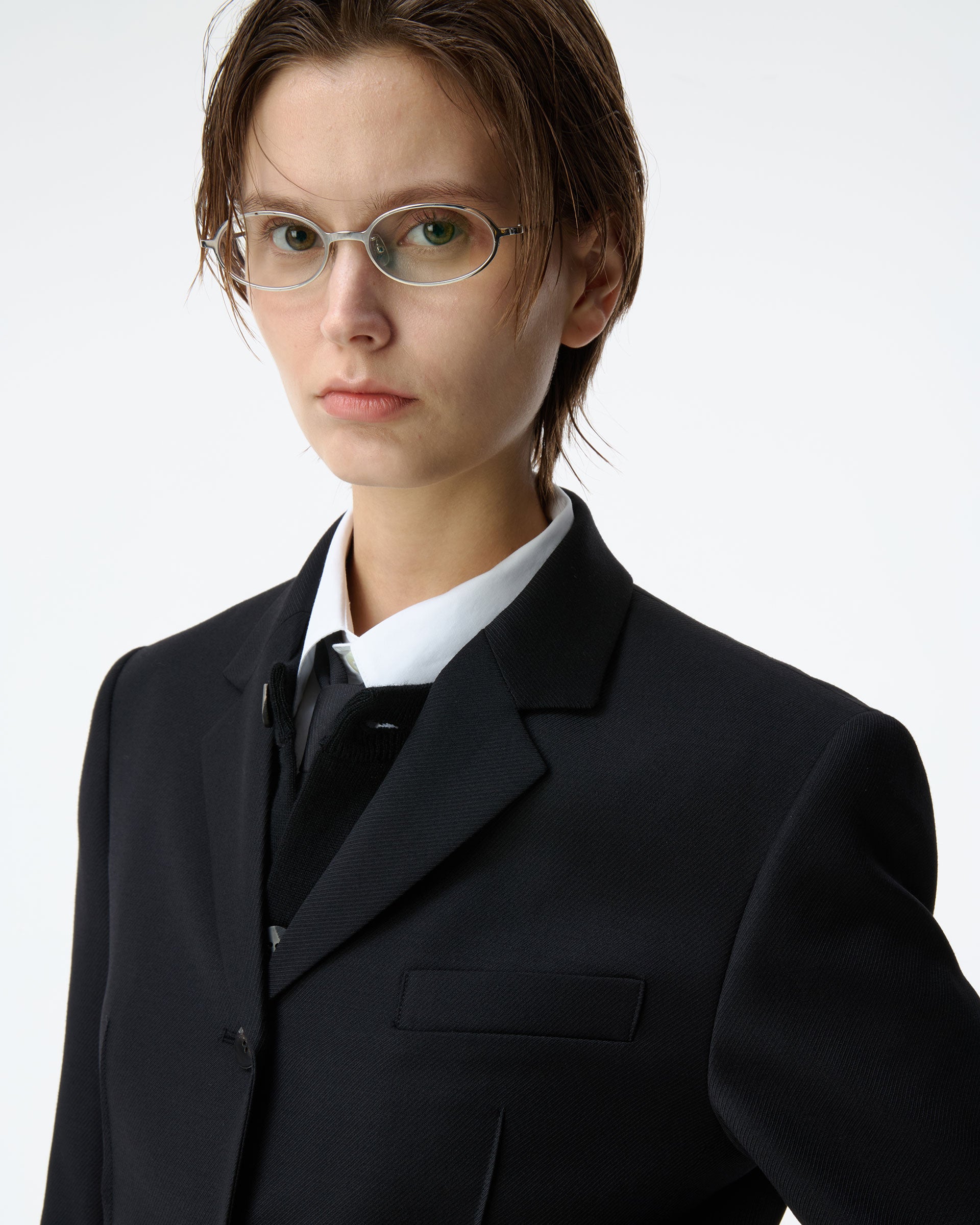 Ader Error - Sig; BK Tag blazer 04 (Noir) product image 5 | TRAB K-Fashion Australia