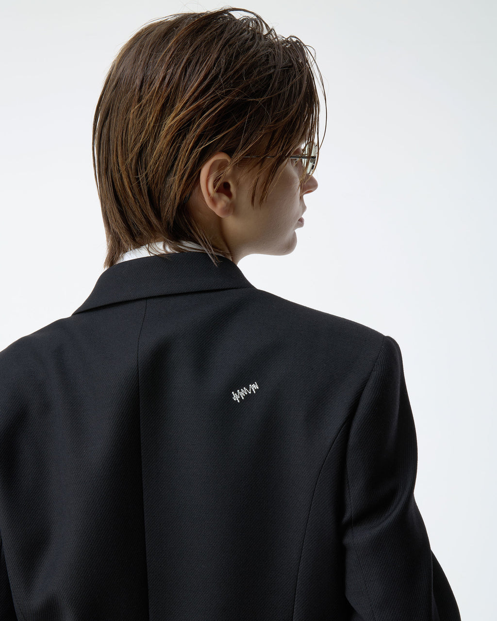 Ader Error - Sig; BK Tag blazer 04 (Noir) product image 6 | TRAB K-Fashion Australia