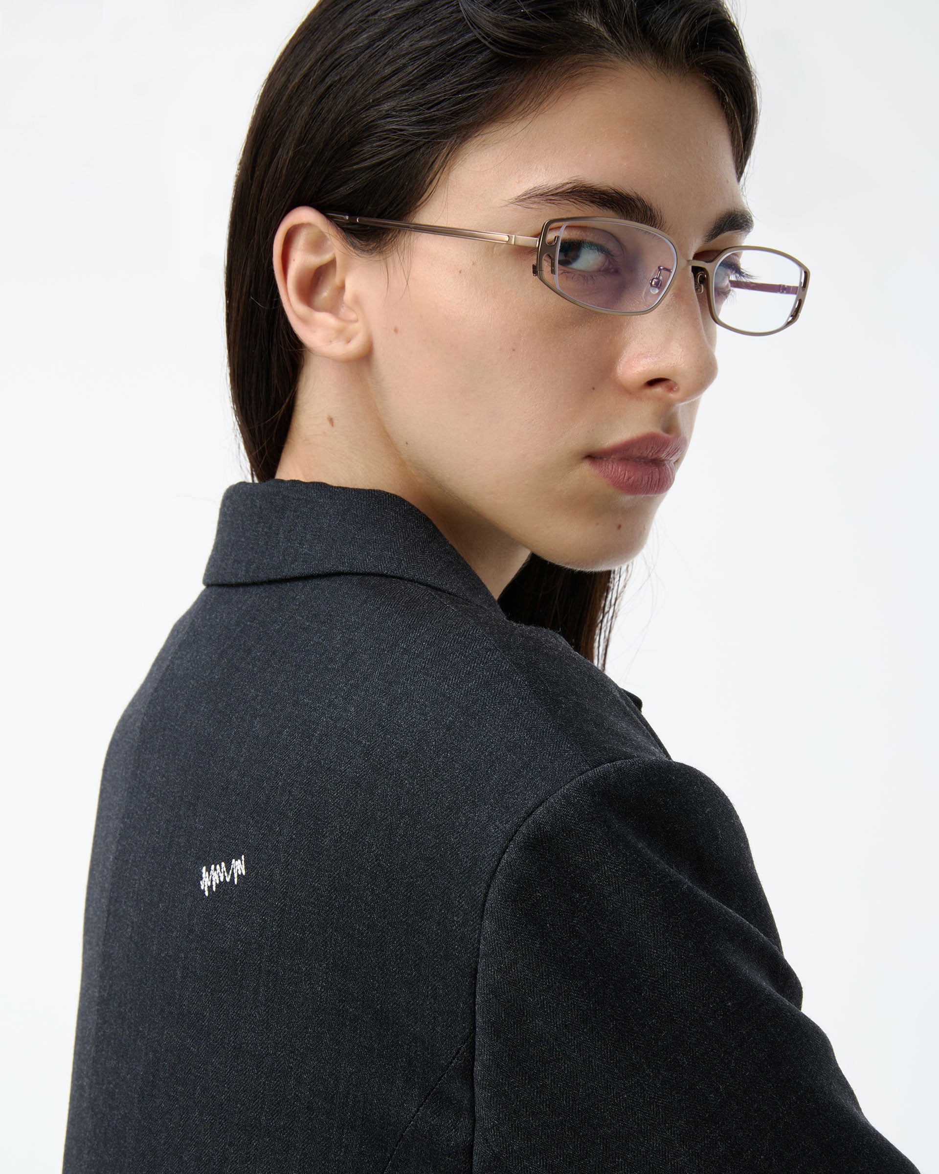 Ader Error - Sig; BK Tag blazer 04 (Grey) product image 5 | TRAB K-Fashion Australia