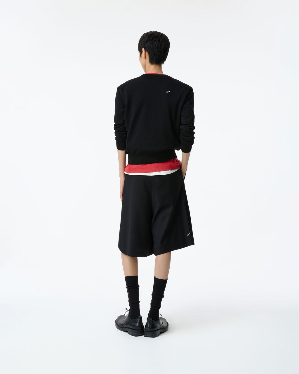 Ader Error - Sig; BK Tag knit 01 (Noir) product image 10 | TRAB K-Fashion Australia