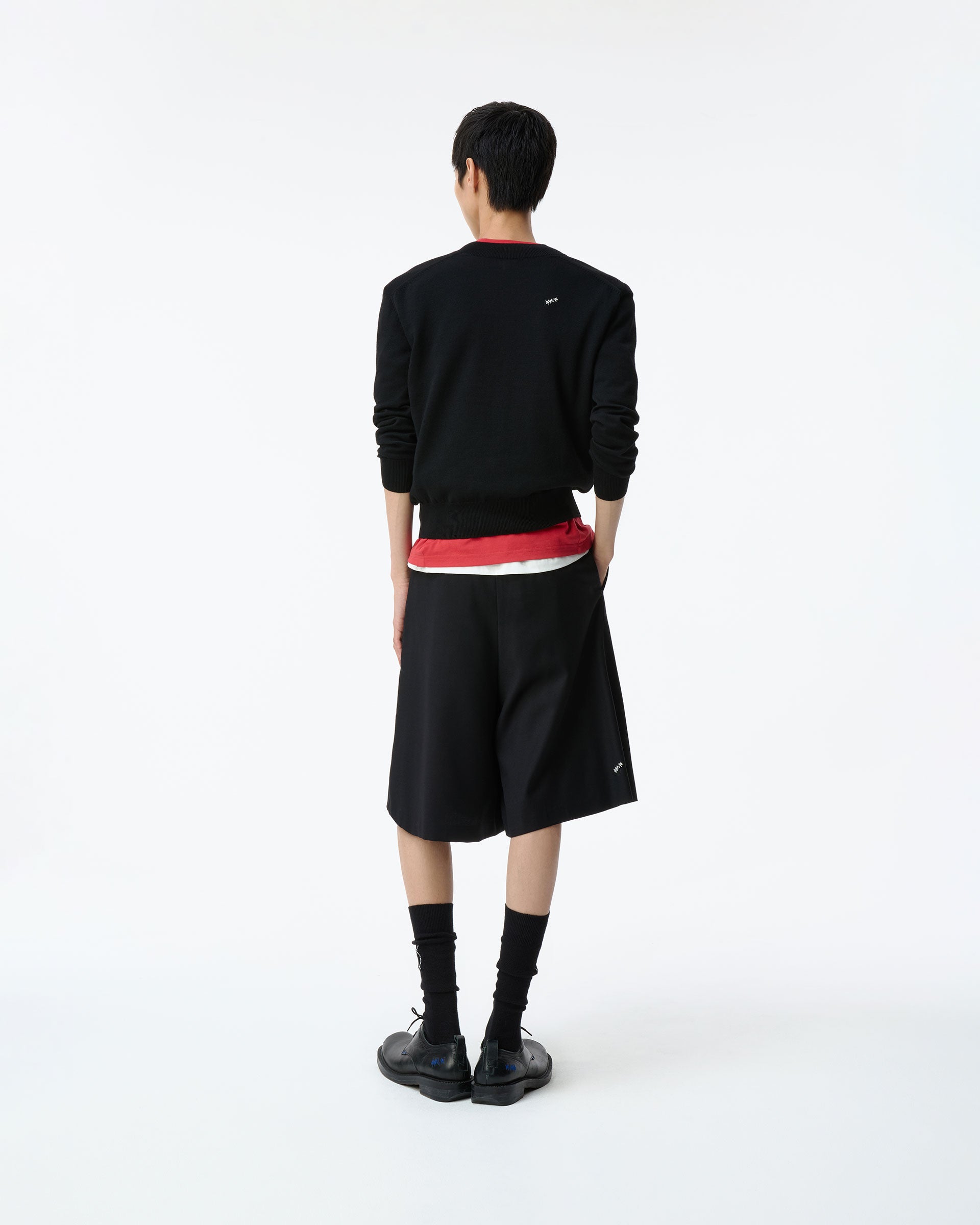 Ader Error - Sig; BK Tag knit 01 (Noir) product image 10 | TRAB K-Fashion Australia