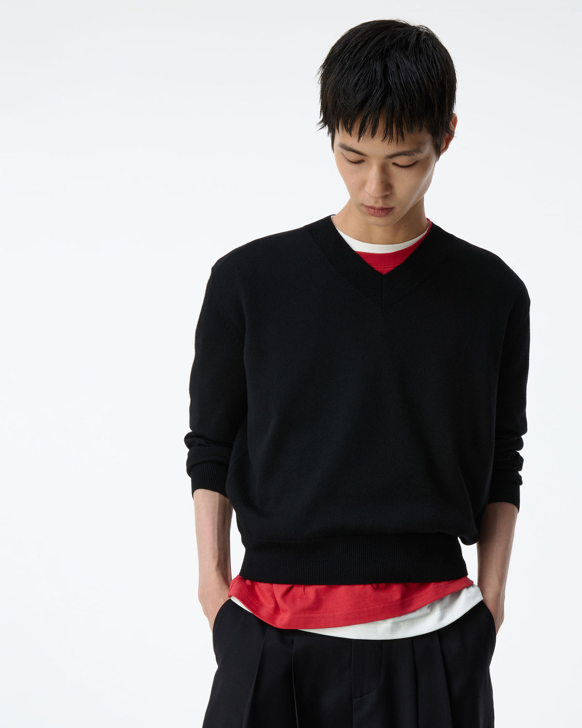 Ader Error - Sig; BK Tag knit 01 (Noir) product image 3 | TRAB K-Fashion Australia