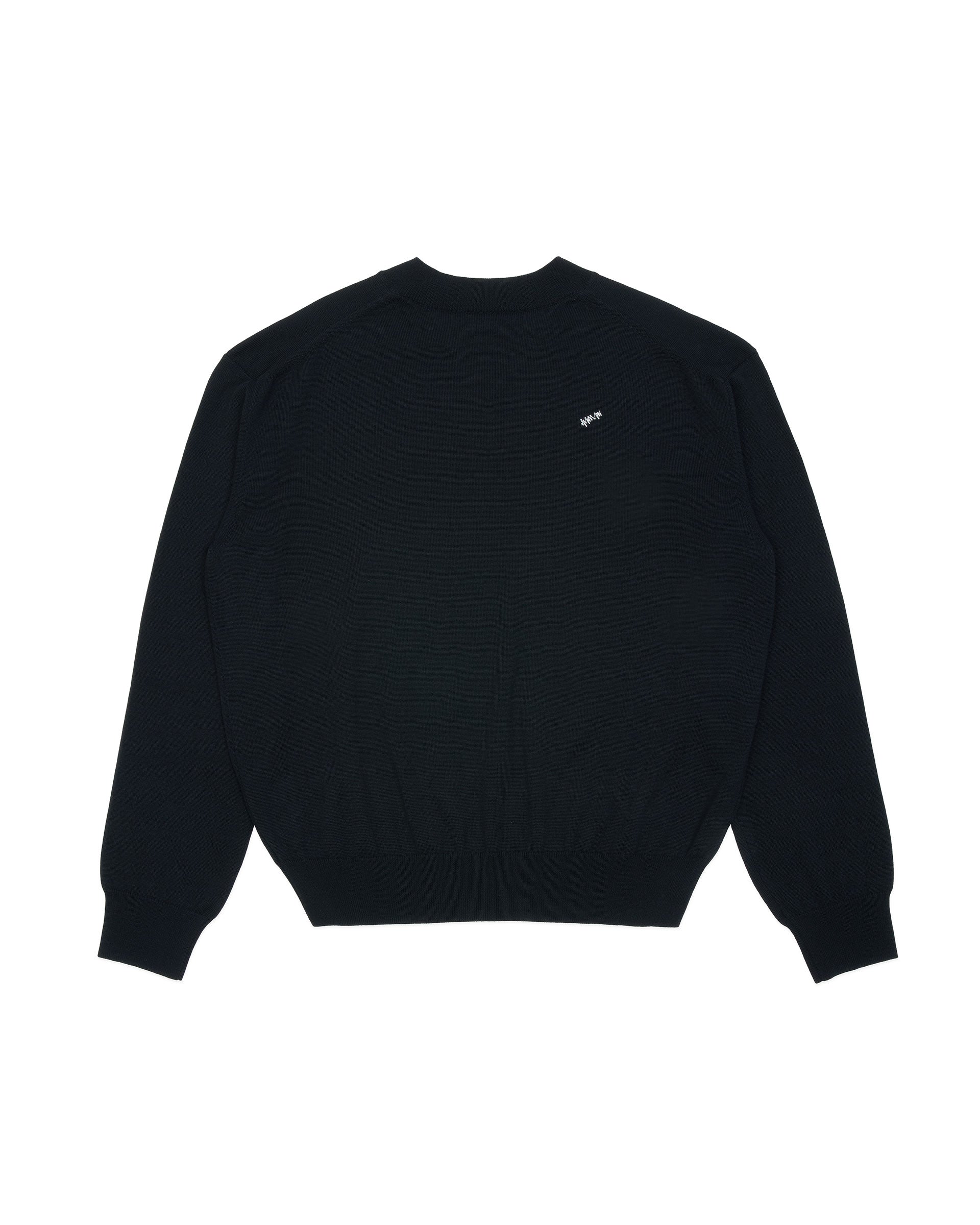 Ader Error - Sig; BK Tag knit 01 (Noir) product image 8 | TRAB K-Fashion Australia